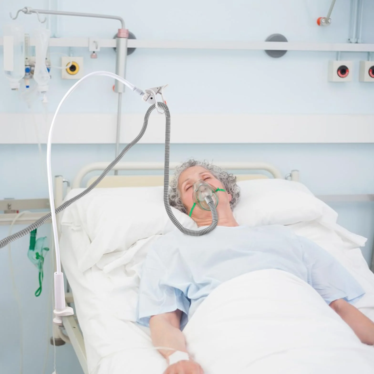 CPAP podnośnik i wspornik węża, uchwyt na wąż, regulowany i wytrzymały