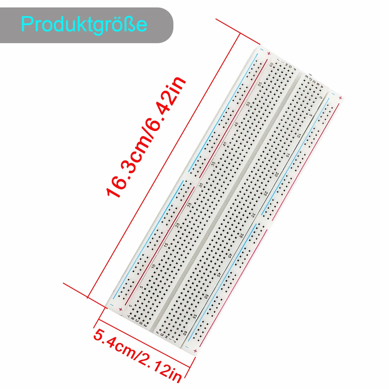 GERUI 3 sztuki Breadboard 830 Pin Solderless Prototype PCB Board Kit do Arduino Proto Shield Distribution bloki łączące