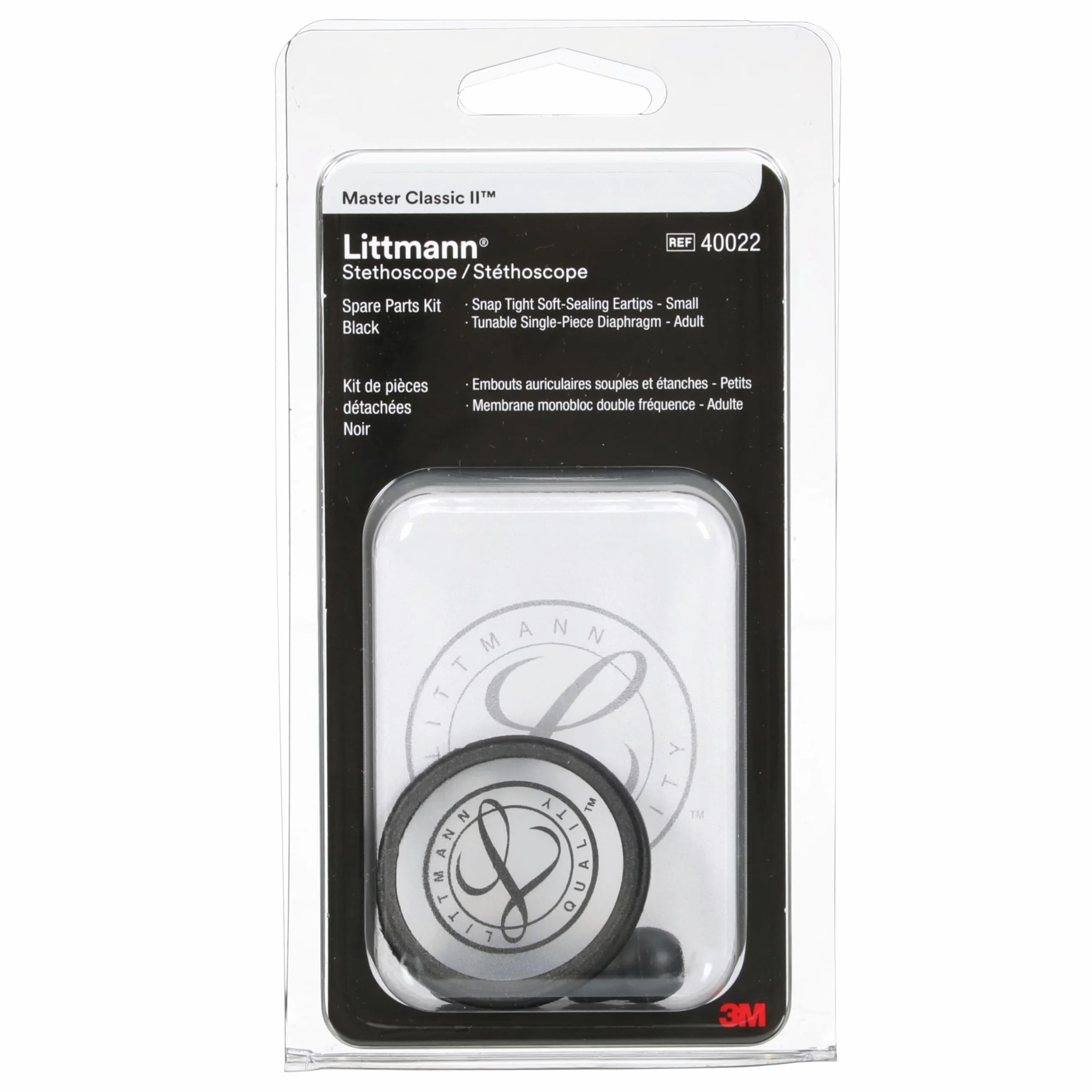 3M Littmann Zestaw części, Master Classic, czarny, 40022