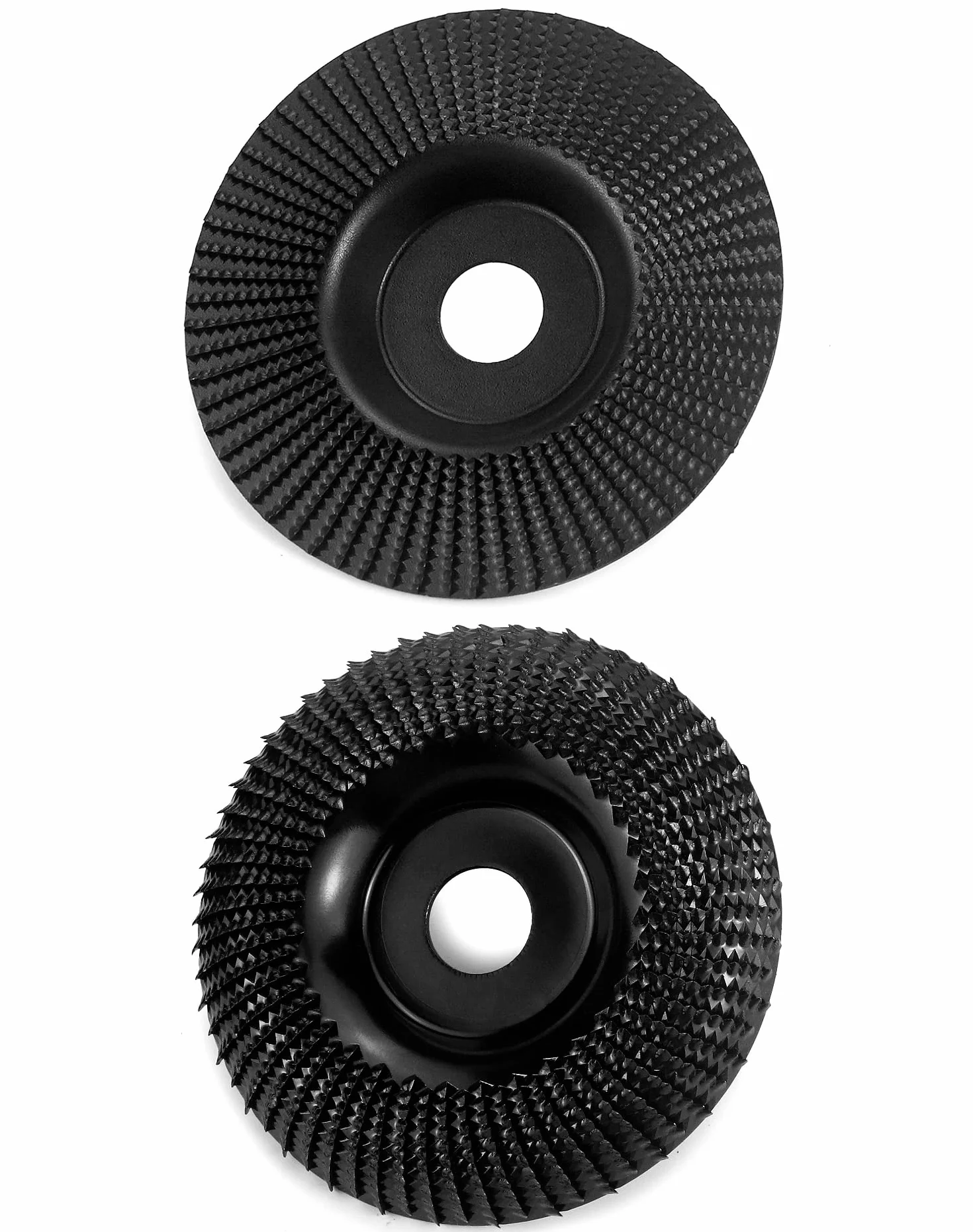 QWORK® 2 szt. frez do drewna tarcza tarnikowa Ø 125 mm x 22 mm, tarcza szlifierska do drewna, do materiałów niemetalicznych i nietwardych