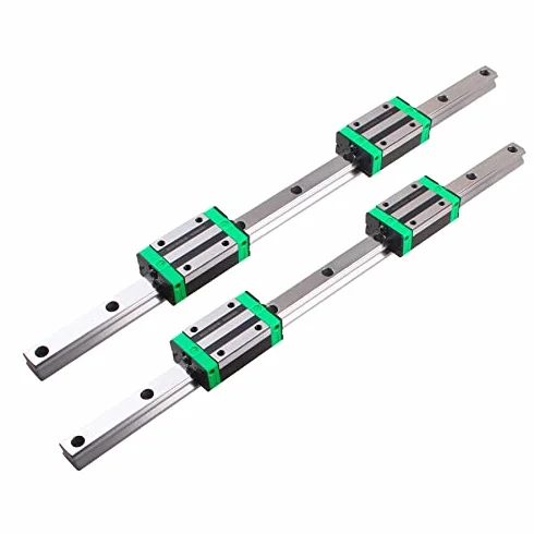 HGR20 zestaw prowadnic liniowych, 2 sztuki, 2200 mm, z łożyskiem ślizgowym HGH20CA, precyzyjne, ciche szyny ślizgowe CNC do maszyn i projektów DIY
