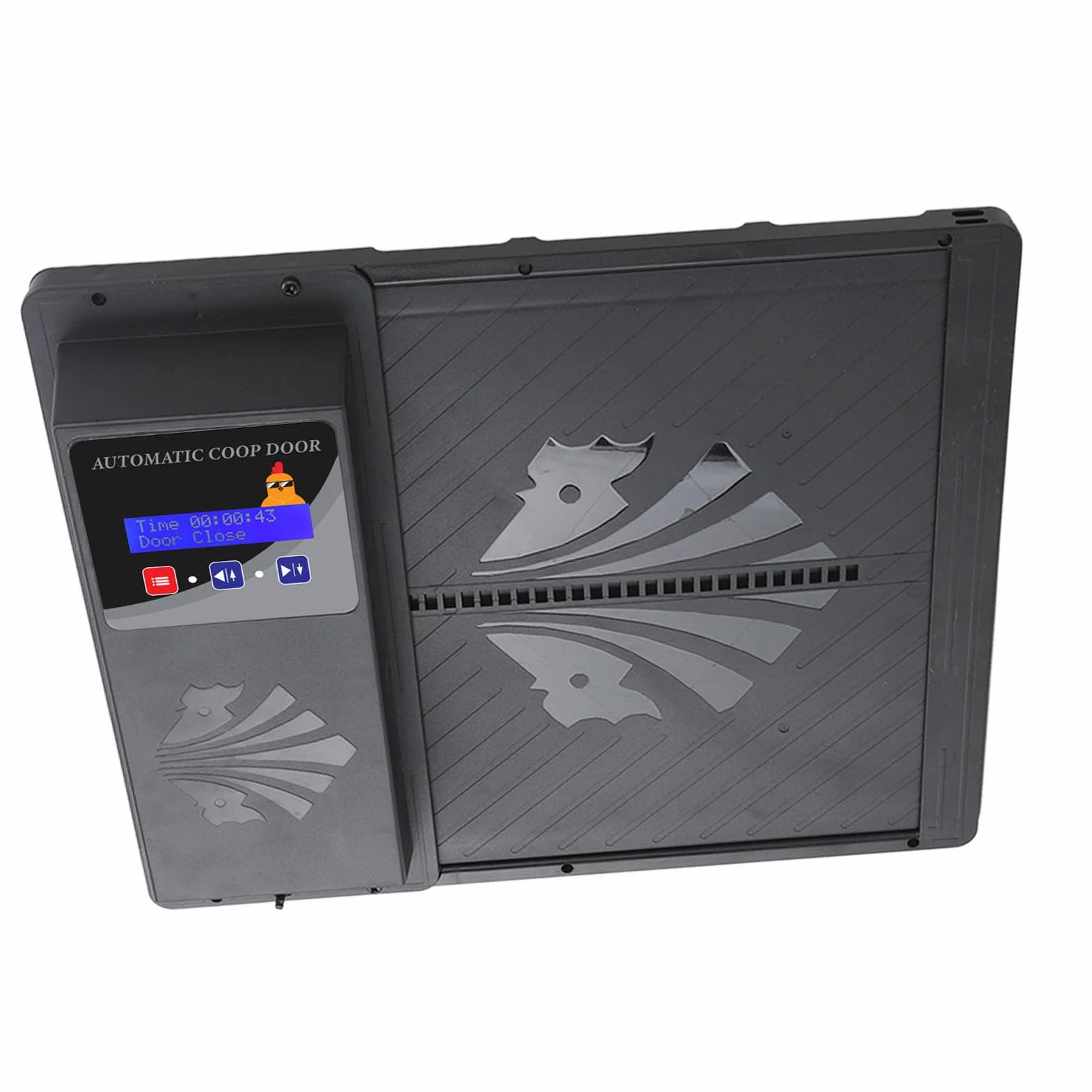 Automatyczne Drzwi do Kurnika z Timerem USB Czarny
