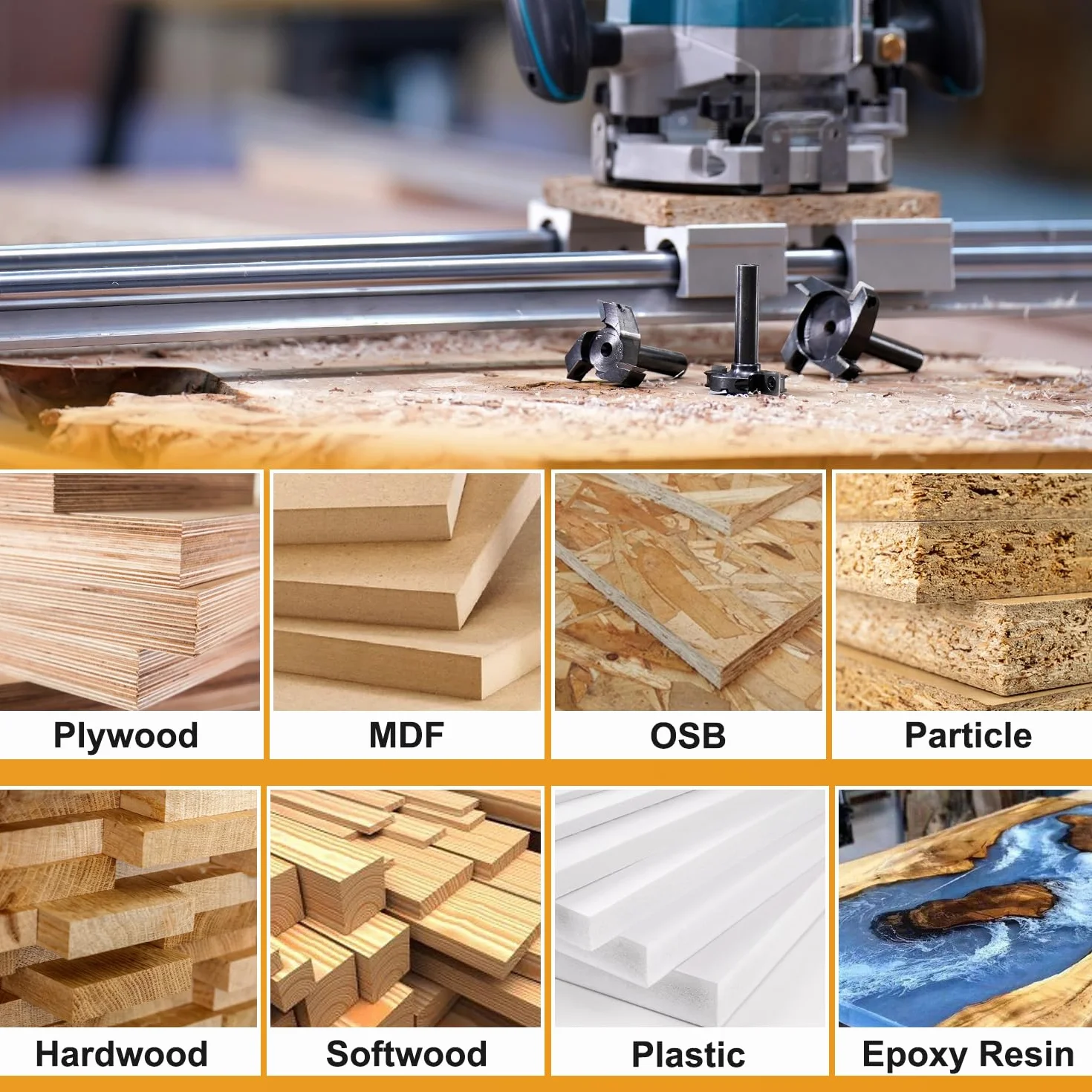 SpeTool Frez płaski 12 mm 45 mm średnica cięcia z powłoką ATS 2+2 frezy CNC