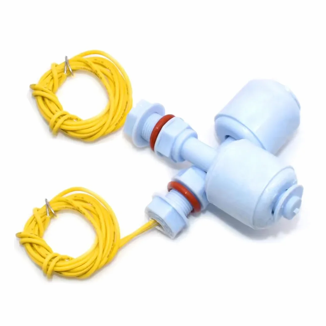 Przełącznik pływakowy czujnik poziomu wody AC 220V AC/DC 24V 52 mm do hydroponiki akwarium