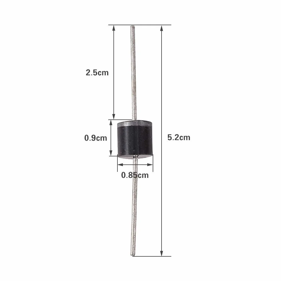 Diody 10A10 10A 1000V do obwodu prostownika samochodowego, 50 sztuk