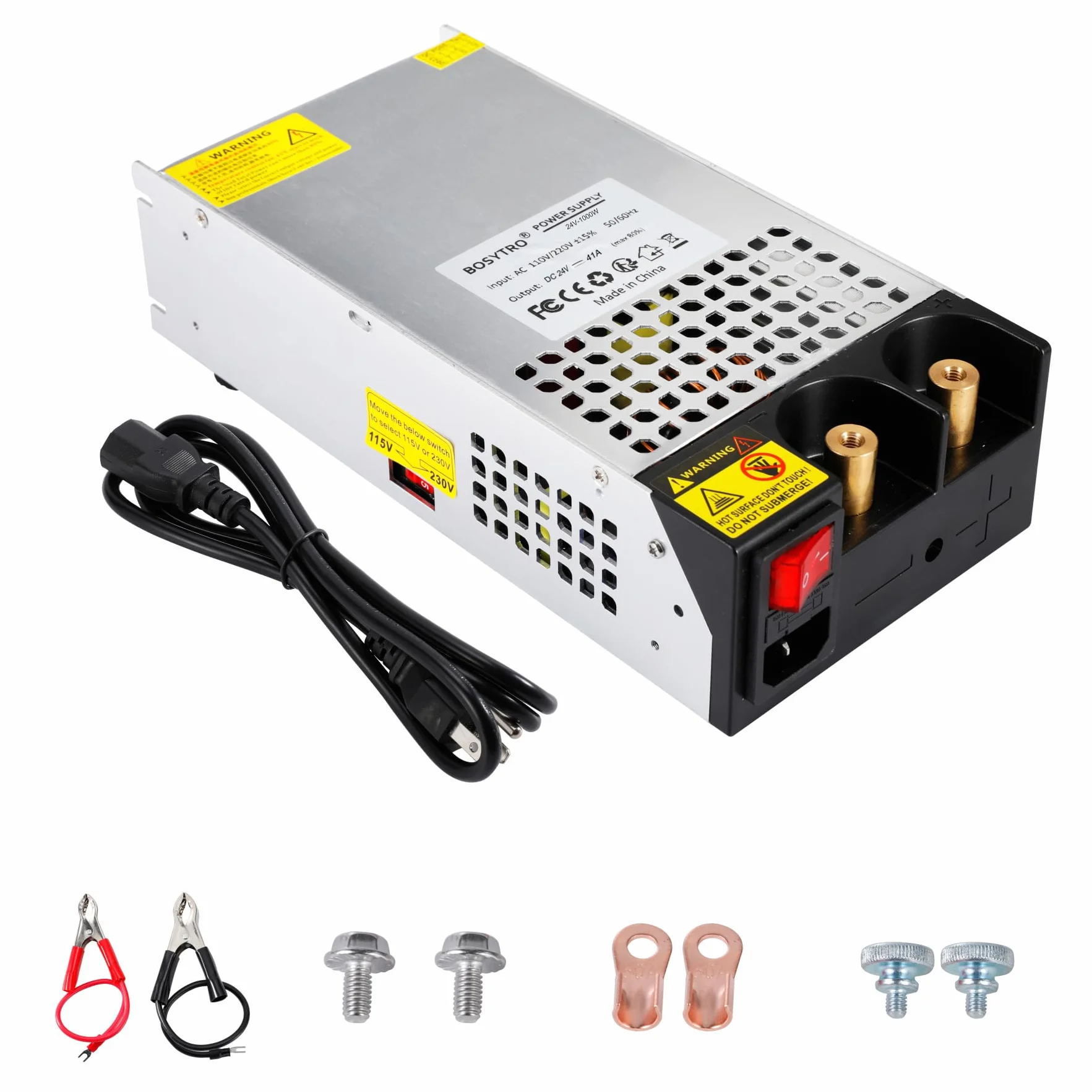 Zasilacz Impulsowy 24 V 41 A 1000 W Transformator 230 V na 24 V SMPS do Taśm LED, CCTV, Radia, Kamery, Laboratoryjny