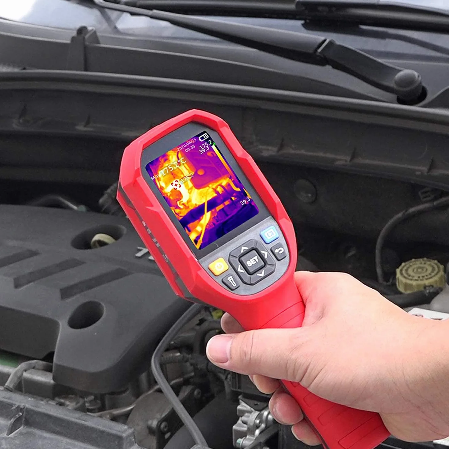 UNI-T UTi260B kamera termowizyjna Imager 49152 piksele 256x192 Rozdzielczość IR Ręczna kamera na podczerwień Zdjęcia termiczne IP65 2 metry spadek trwałości Akumulator