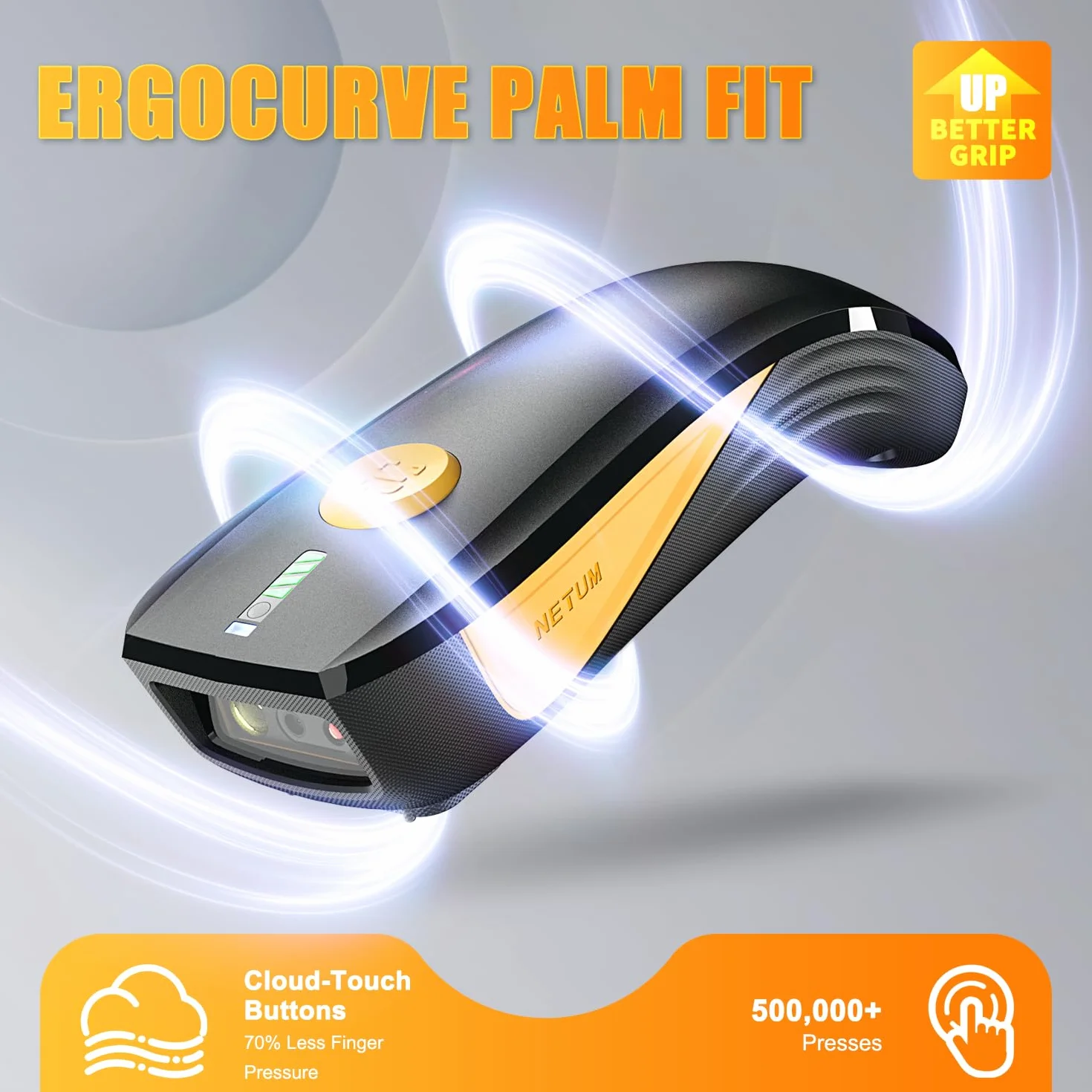 NETUM CS7501 Bluetooth Skaner Kodów Kreskowych 1D 2D Przenośny Bezprzewodowy