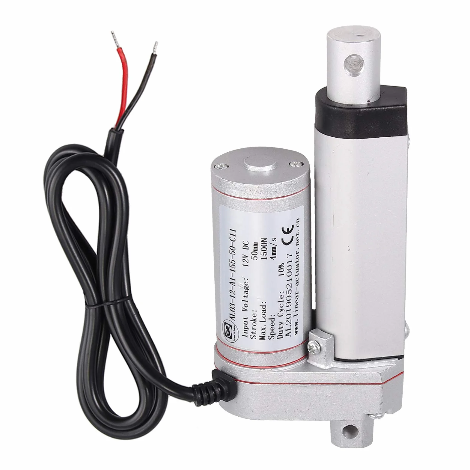 AUTOUTLET siłownik liniowy 150 kg 12 V DC 1500 N 50 mm elektryczny