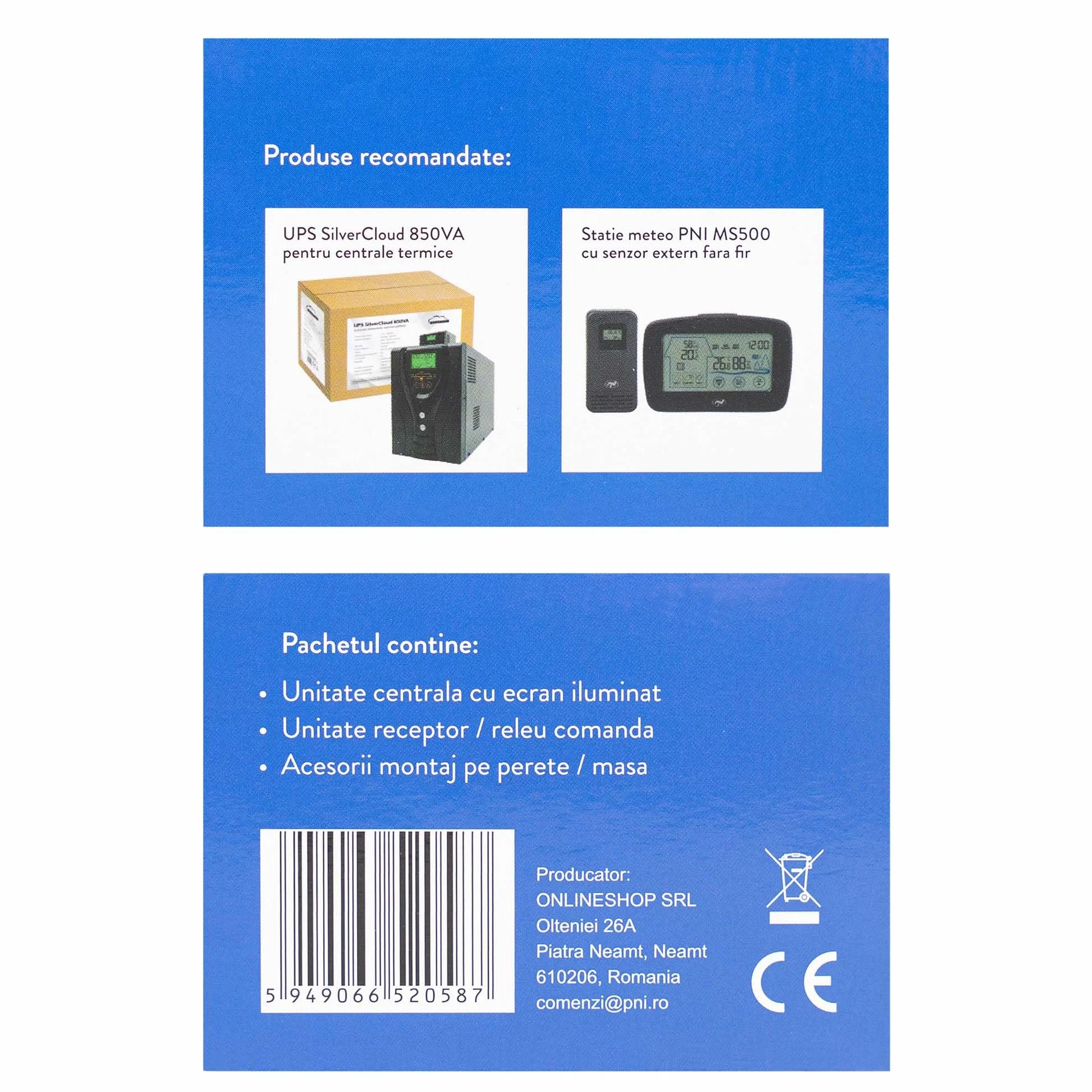 PNI CT36 Inteligentny termostat bezprzewodowy WiFi TuyaSmart do instalacji cieplnych