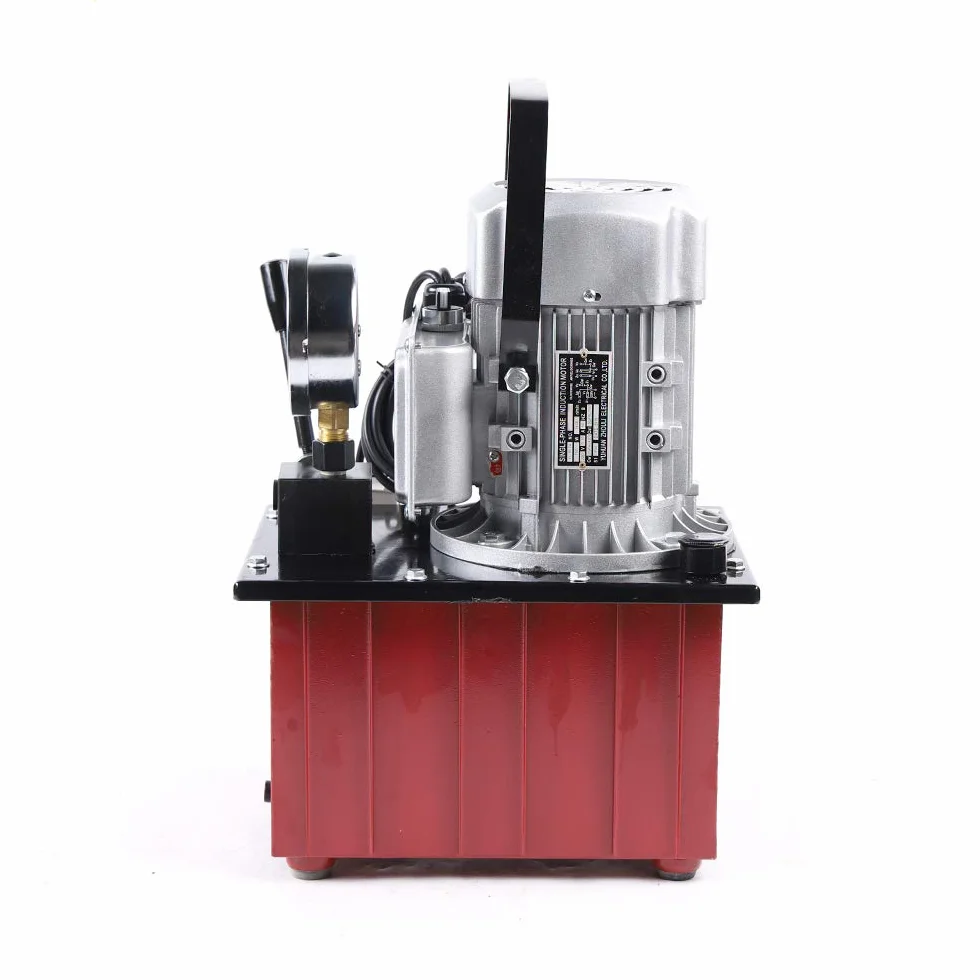 Elektryczna pompa hydrauliczna 700 bar, 750 W, z ręcznym zaworem, pompa hydrauliczna 1400 obr./min, do wielu urządzeń hydraulicznych