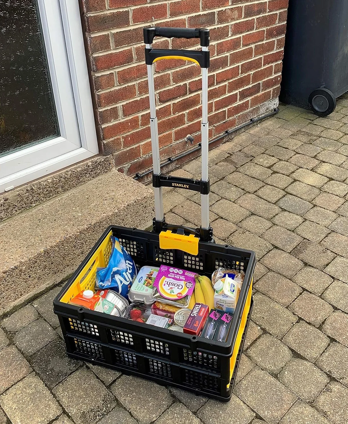 Stanley Składany Wózek Transportowy Srebrny Czarny 70 kg