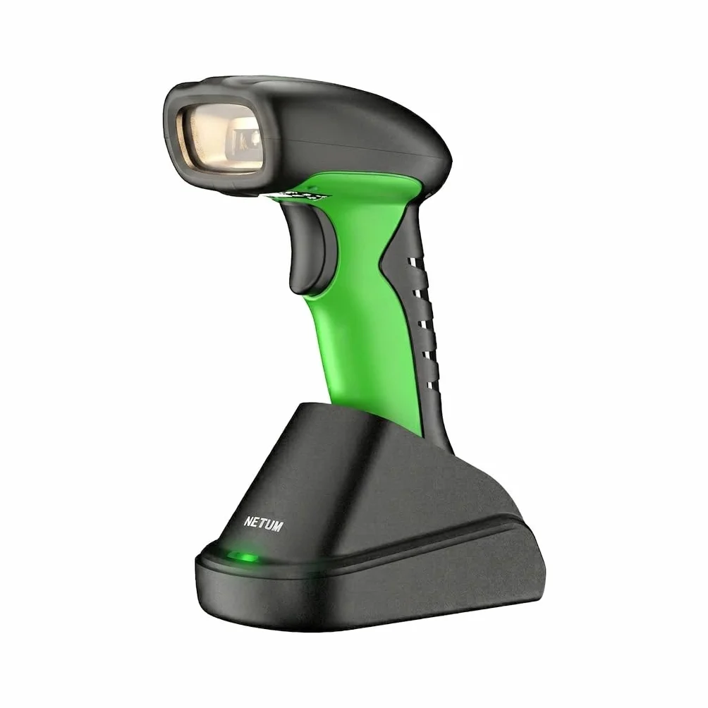NETUM Przemysłowy Skaner Kodów Kreskowych 2D QR Bluetooth NT-1950 Bezprzewodowy Czytnik 2600mAh