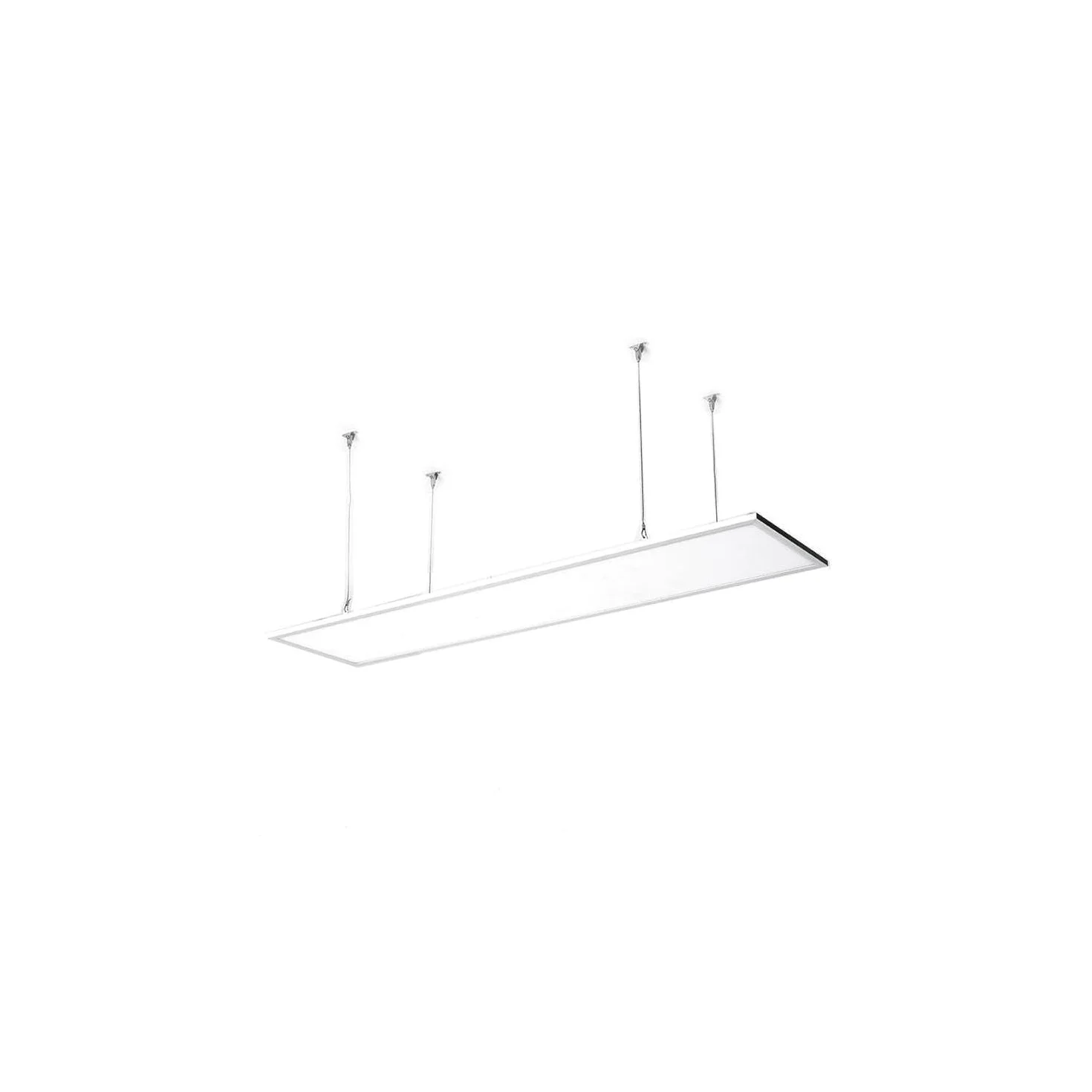 Ledkia Panel LED BOKE 120x60cm 60W 6000lm Zimna biel 6000K Zestaw Wiszący. Nowoczesne oświetlenie sufitowe UGR<19 Flicker-Free idealne do biura, sklepu lub domu. Wydajna energooszczędna lampa.