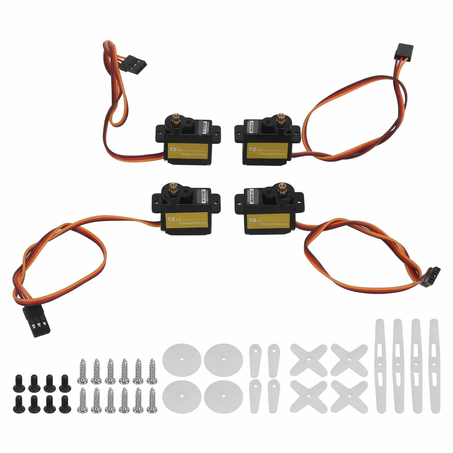 RC Micro Servo 12G Metal Gear Servo 180 Stopni dla RC Robot Model Fixed Wing
