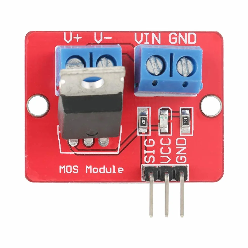 5 Sztuk Moduł Sterownika 3.3 V/5 V IRF520 Moduły Sterownika MOSFET PWM LED Bezstopniowy Silnik ściemniania Bezstopniowa Regulacja Prędkości Płyty Napędowe Wyjście 0-24 V