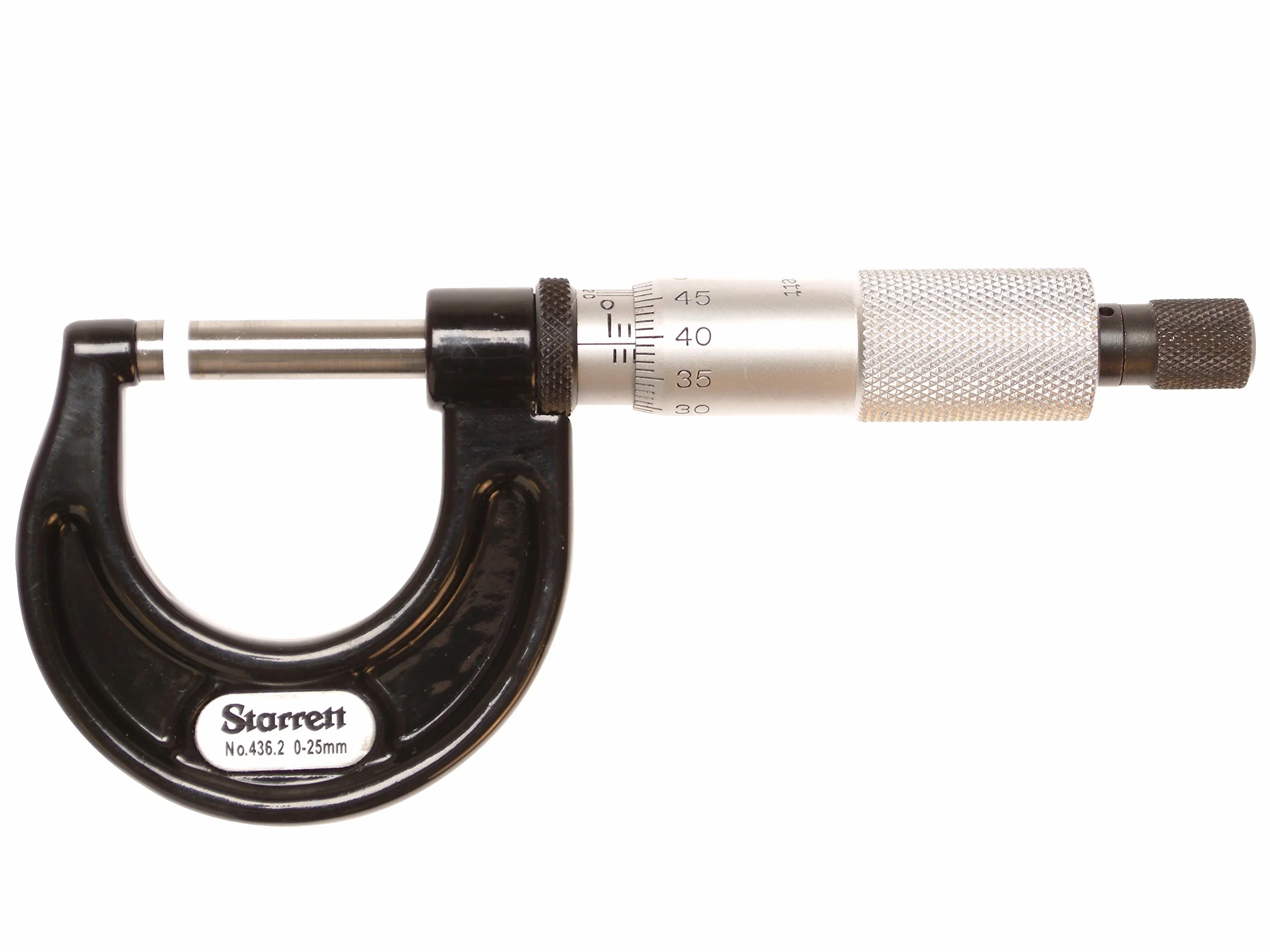 Starrett V436.1MXRL-25 Mikrometr zewnętrzny 0-25 mm ukończenie szkoły 0,001 mm