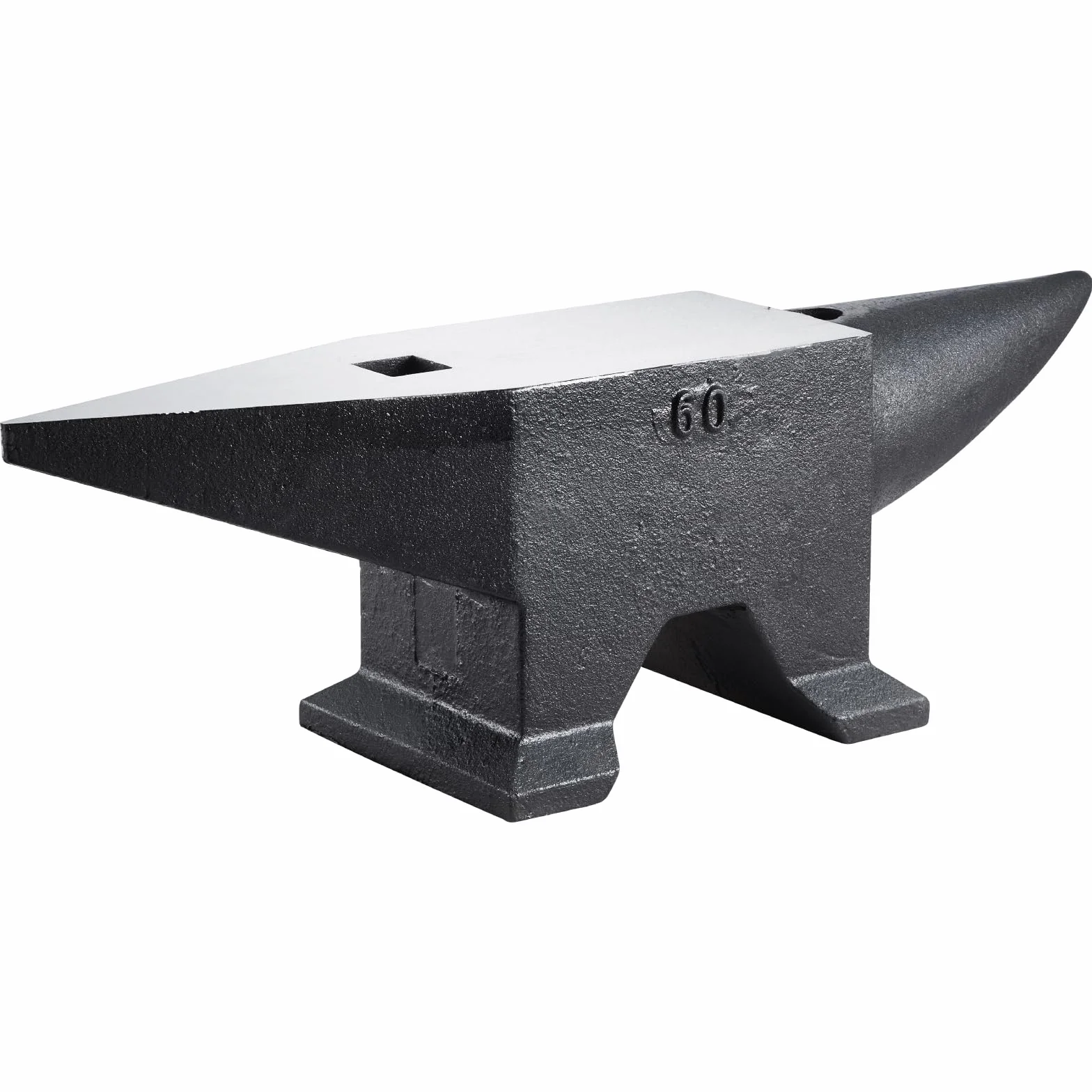 VEVOR Kowadło kowalskie 60 kg 67 x 18,5 x 21,5 cm z okrągłym i płaskim rogiem