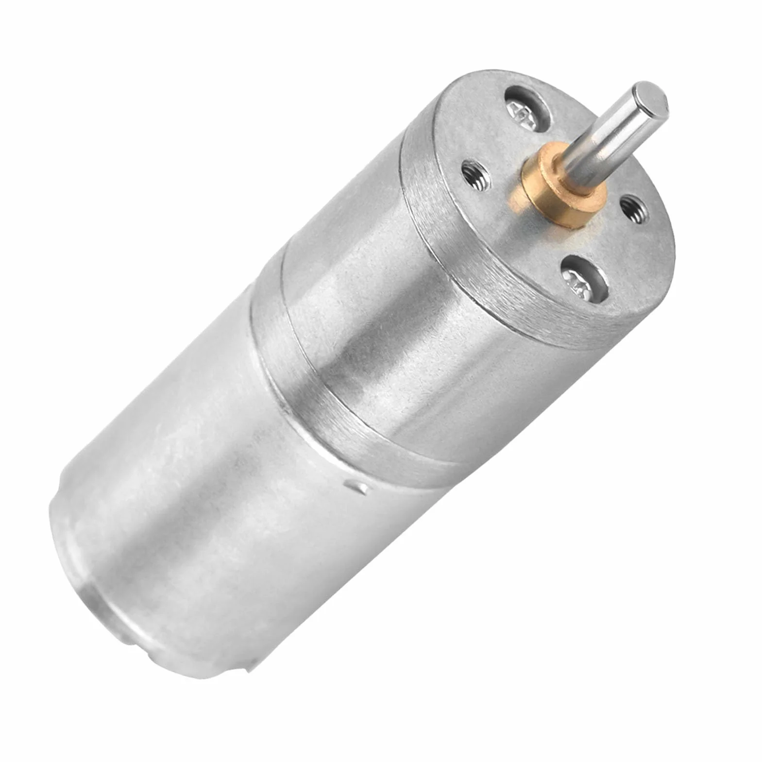 Silnik z przekładnią metalową, Elektryczny Motoreduktor z redukcją Prędkości 12 V i Prędkością 1000 Obr./min o Wysokim Momencie Obrotowym do Projektów Typu „zrób to sam”, z (12V
