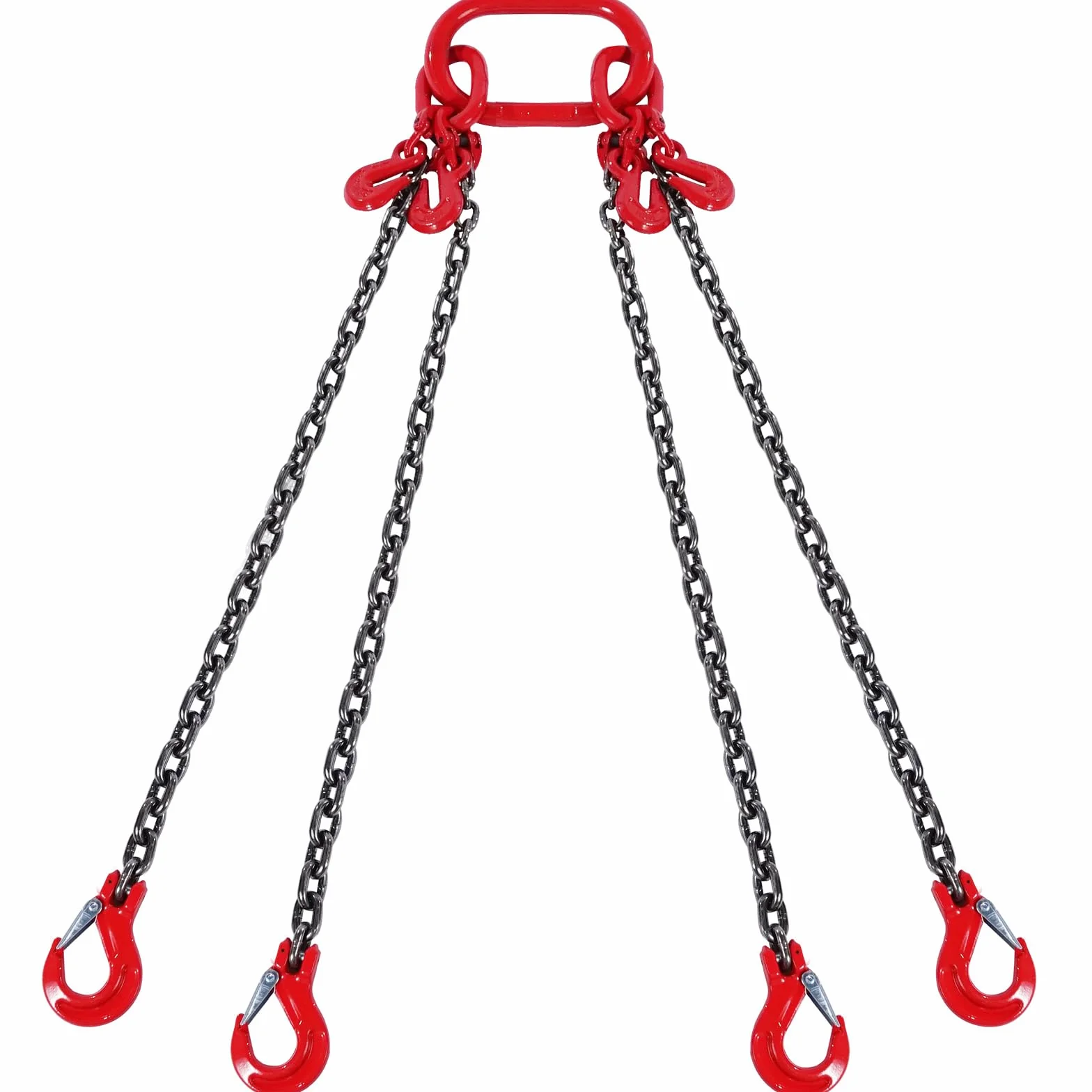VEVOR 4-pasmowy łańcuch dźwigowy G80 1,5 m 2993 kg Ø 6 mm