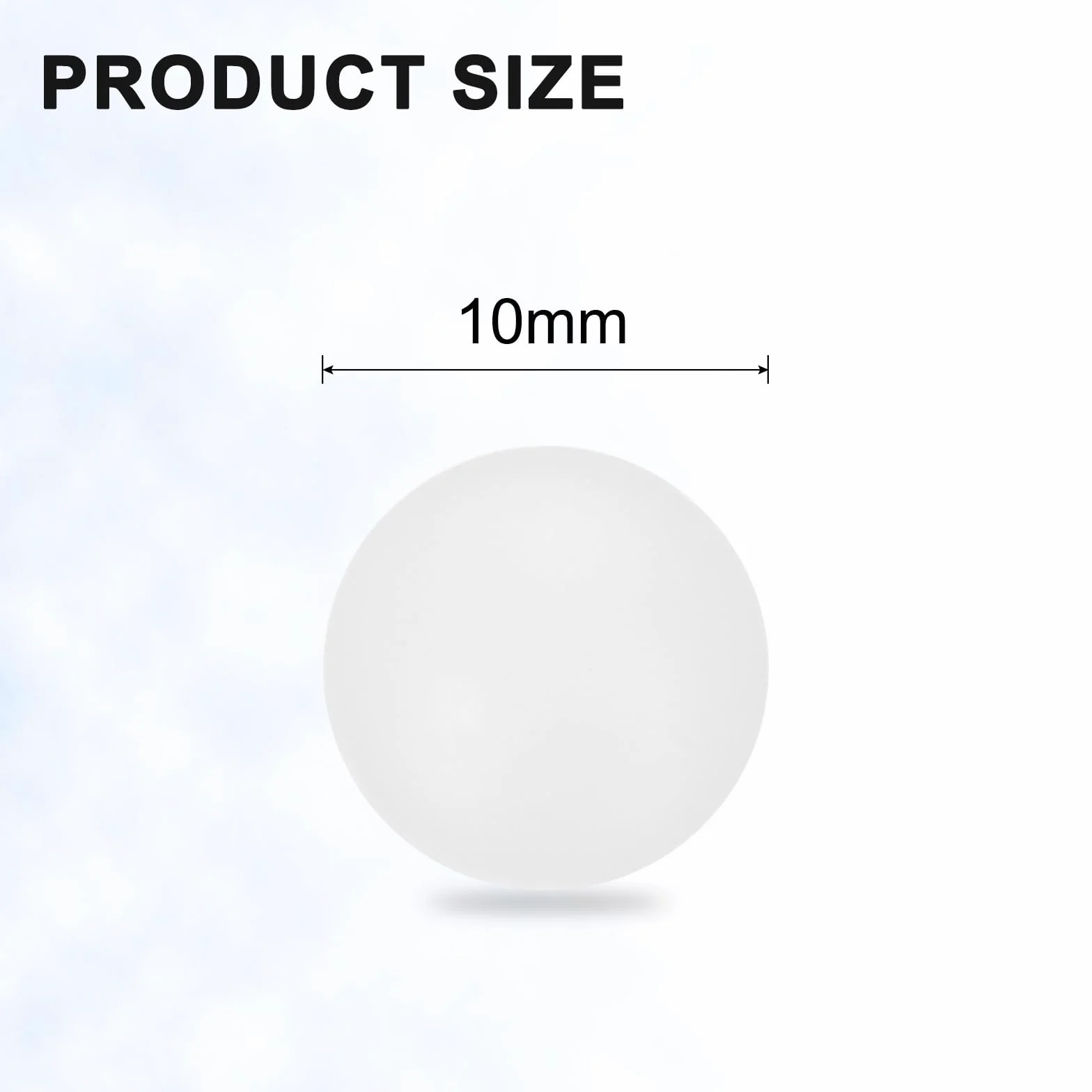 Plastikowe kulki łożyskowe PP 10 mm pełne precyzyjne G2