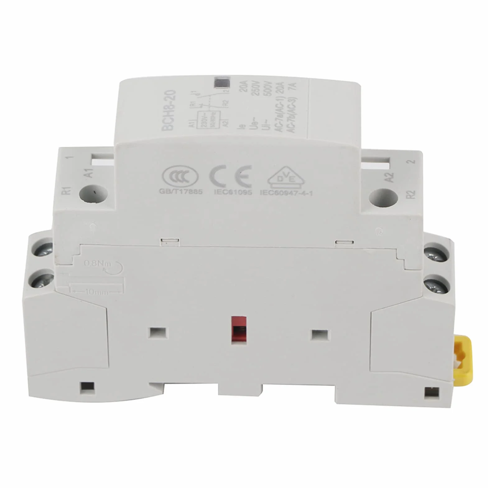 Stycznik AC 20A 1NO 1NC 230V Domowy Stycznik