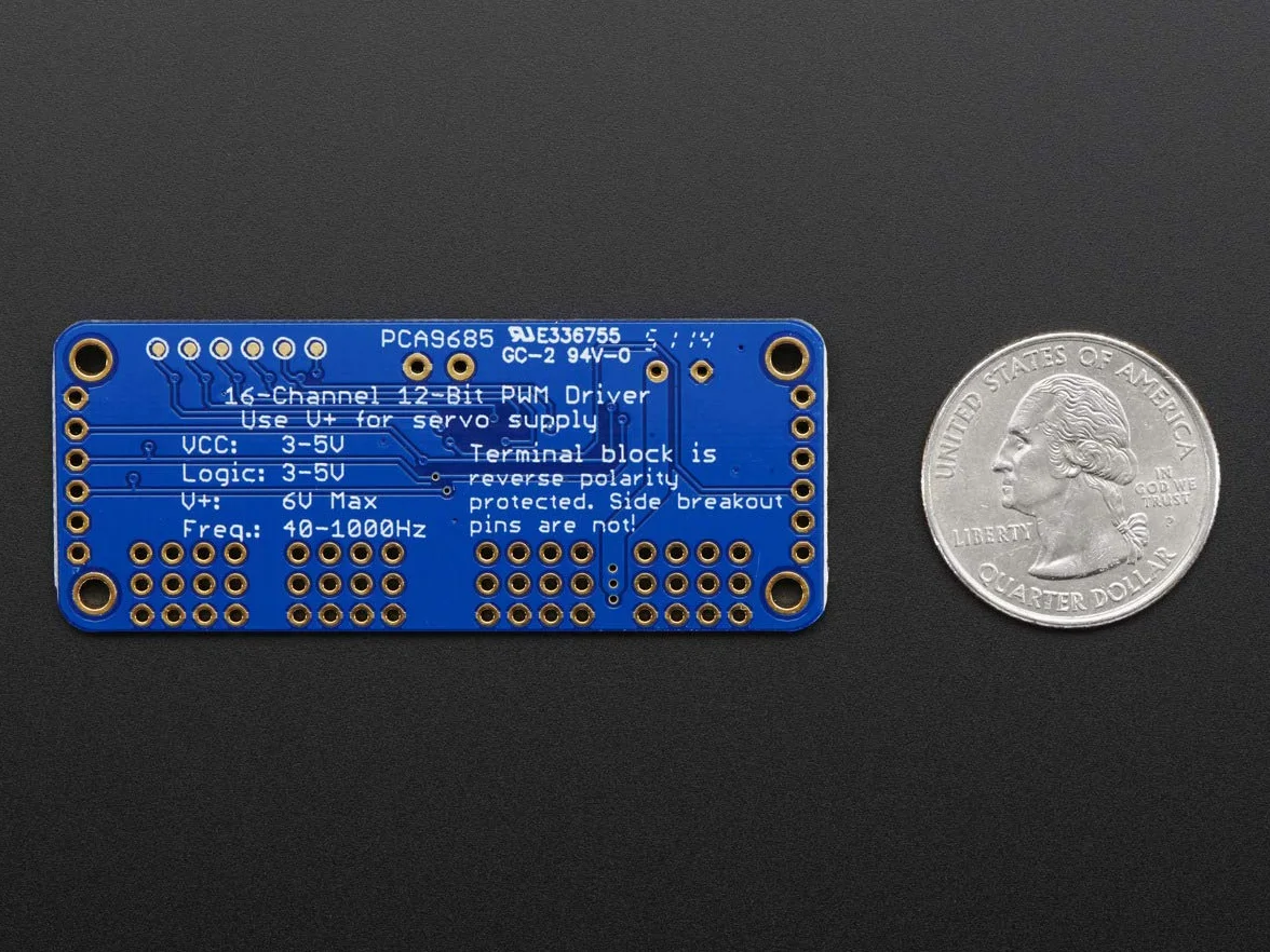 Adafruit 16-kanałowy 12-bitowy sterownik PWM/Servo