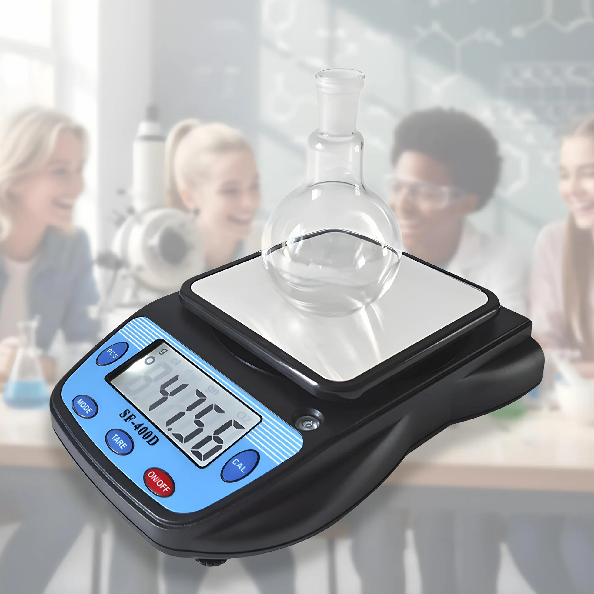 Eosphorus Cyfrowa Waga Analityczna 600g x 0,01g LCD do Laboratorium