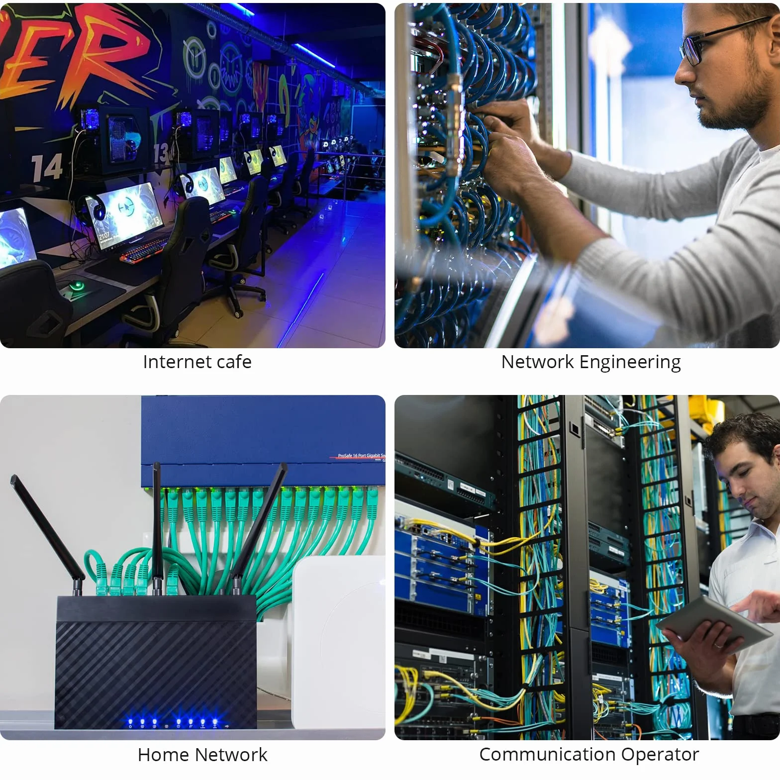 Tester kabli sieciowych POE/RJ45, wielofunkcyjny tester sieci z LCD, kablem CAT5/CAT5e/CAT6/Cat7/Cat8, detektorem zwarcia, krzyżowym i przerwanym