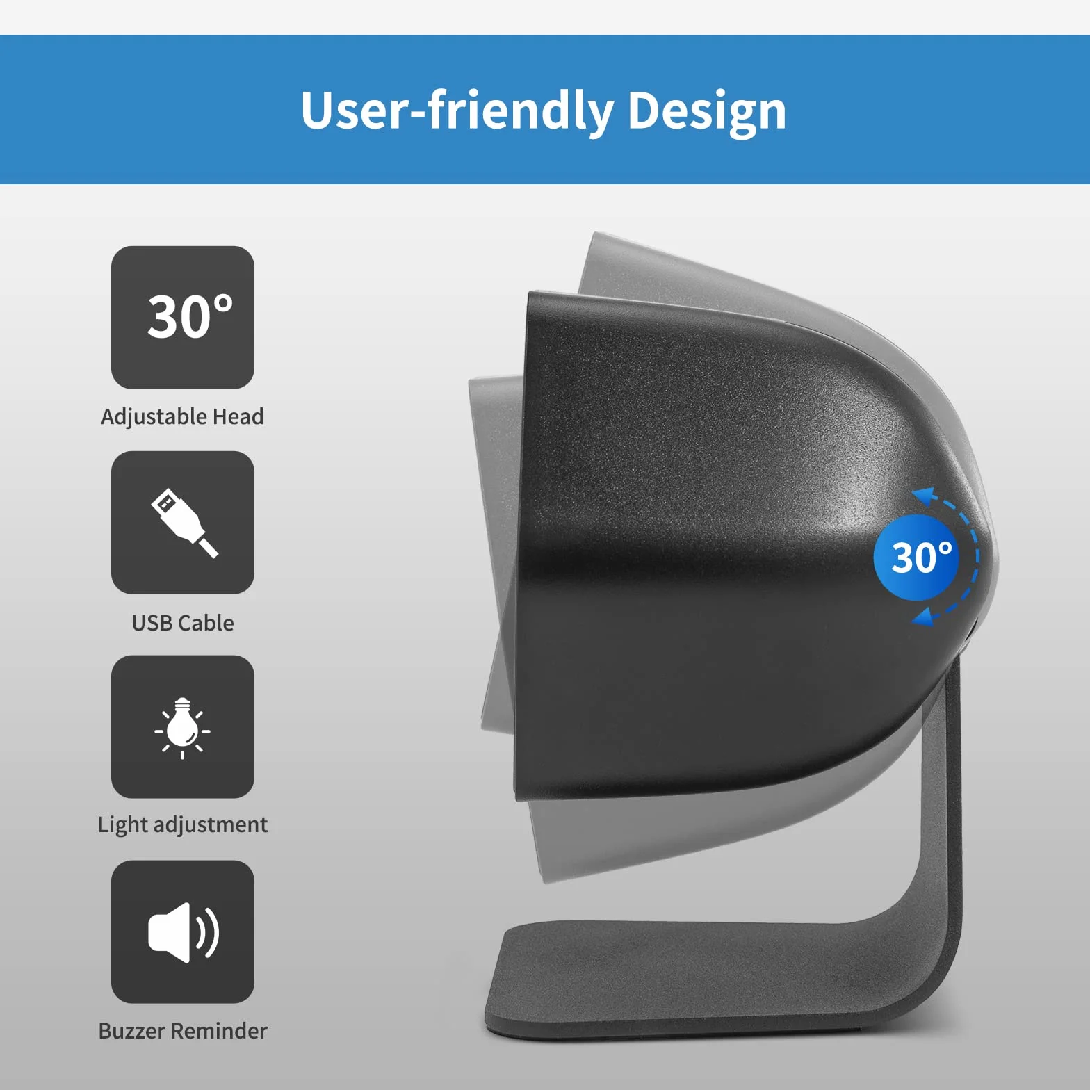 NETUM 1D 2D QR skaner prezentacji zestaw głośnomówiący USB skaner kodów kreskowych wielokierunkowy przewodowy czytnik kodów kreskowych do mobilnej płatności komputerowej obsługa skanowania ekranu PDF417, kod Securpharm (Data Matrix) NT-7060
