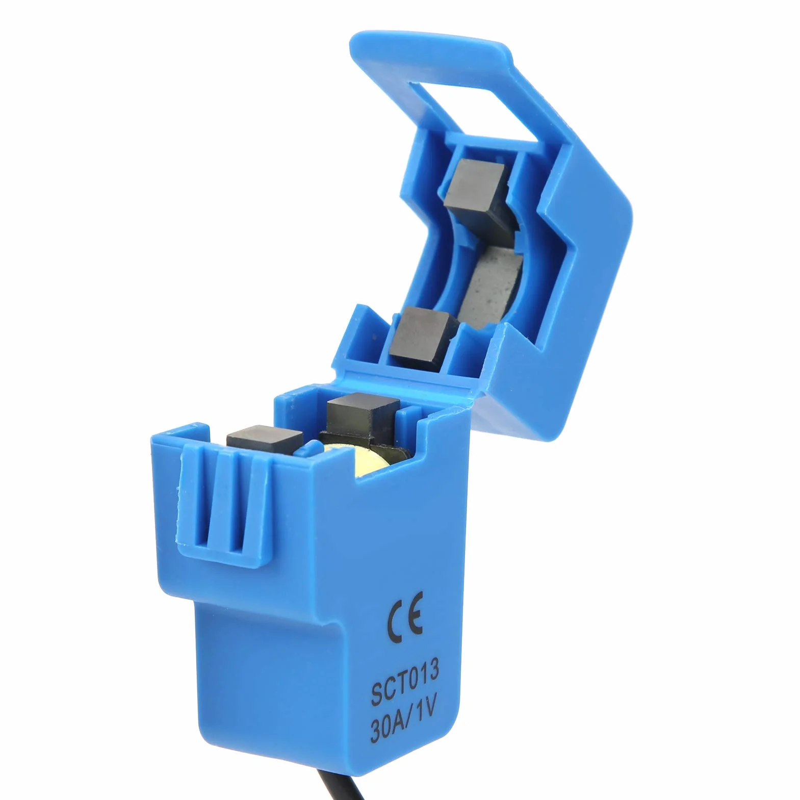SCT013‑030 30A Transformator z Rdzeniem Ropopochodnym, Transformacja Prądu Zacisku Komponenty ABS -25℃～+70℃