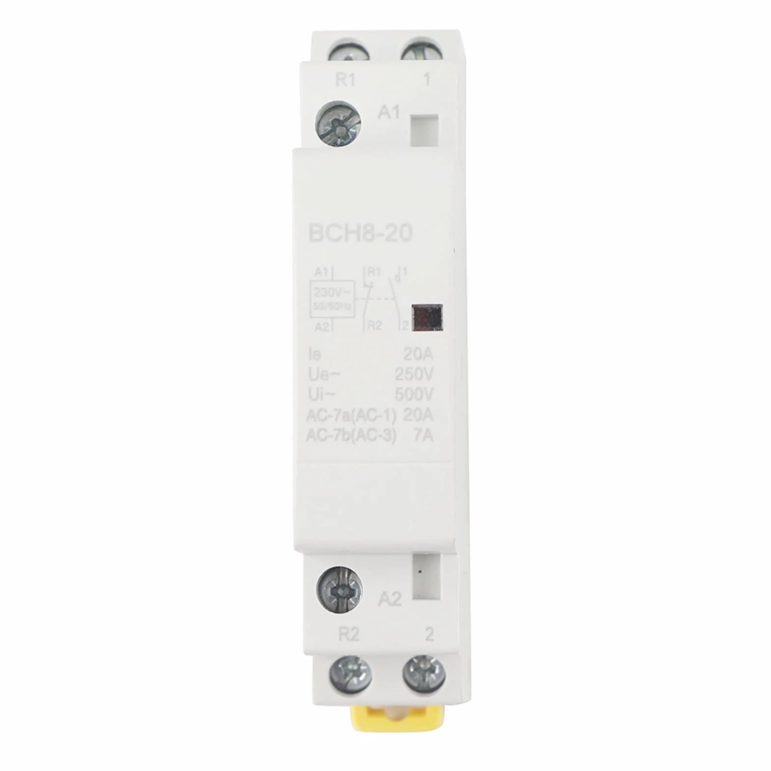 Stycznik AC 20A 1NO 1NC 230V Domowy Stycznik