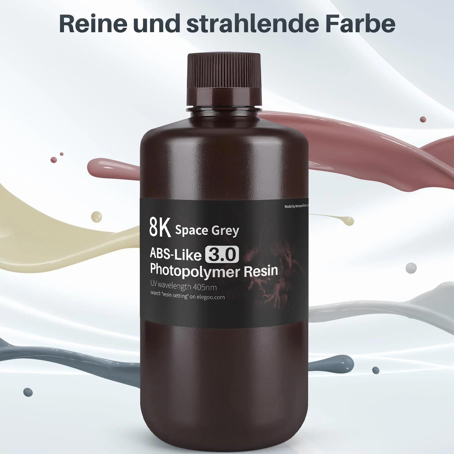 ELEGOO 8K ABS-Like Resin 3.0, żywica fotopolimerowa UV szary 1000g