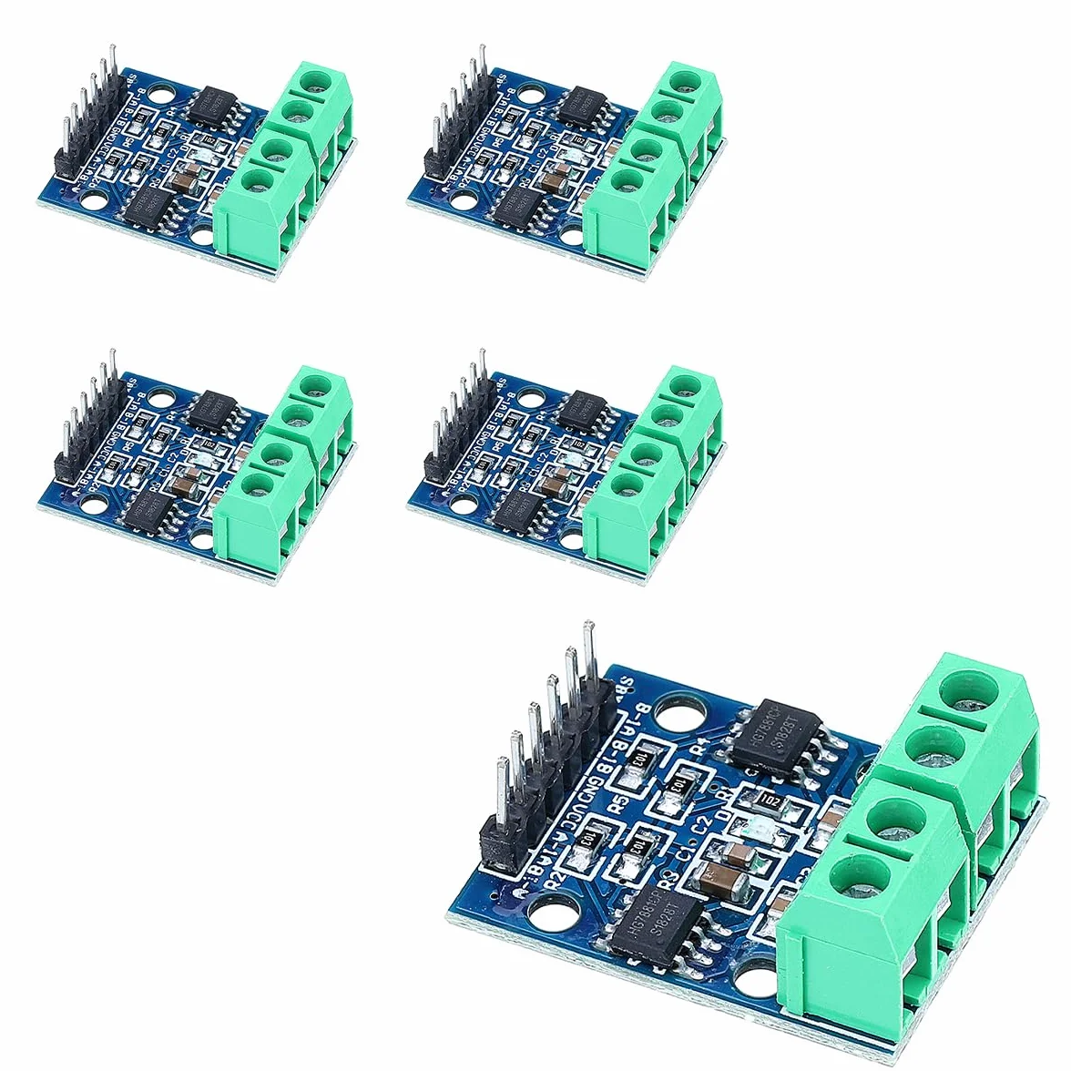 DollaTek Modu? sterownika silnika nap?dzanego silnikiem dwudrogowym do 2-kana?owego modu?u sterownika silnika Arduino