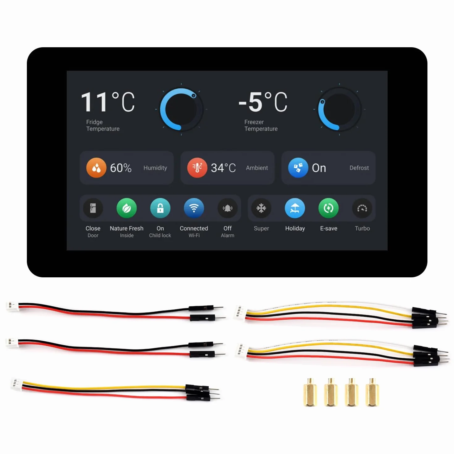 Waveshare ESP32-S3 Development Board 7inch LCD 1024x600 Touch Wi-Fi BT