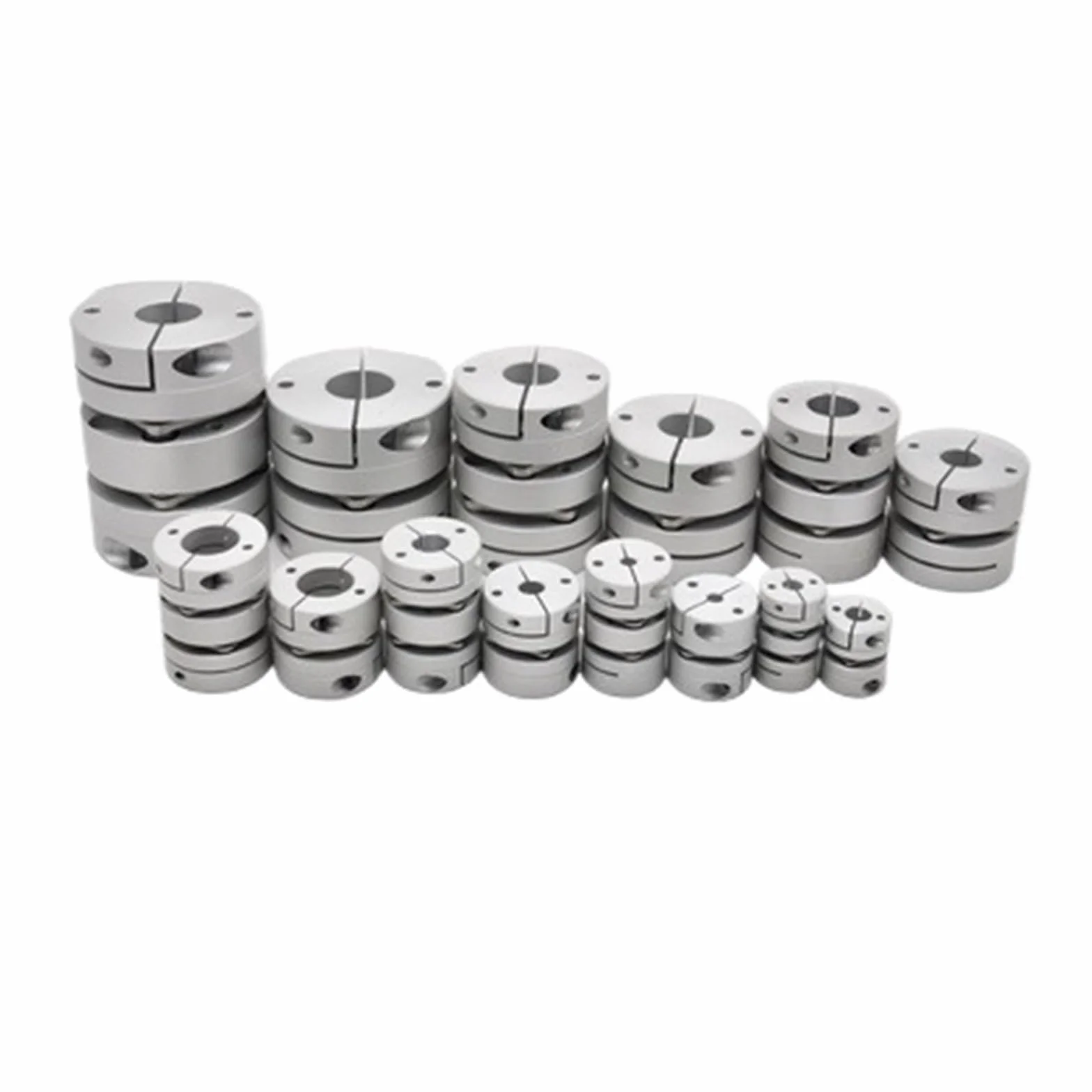 Elastyczne sprzęgło membranowe Stop aluminium D44mm L35mm Śruba kulowa Step Servo Enkoder 8x9mm