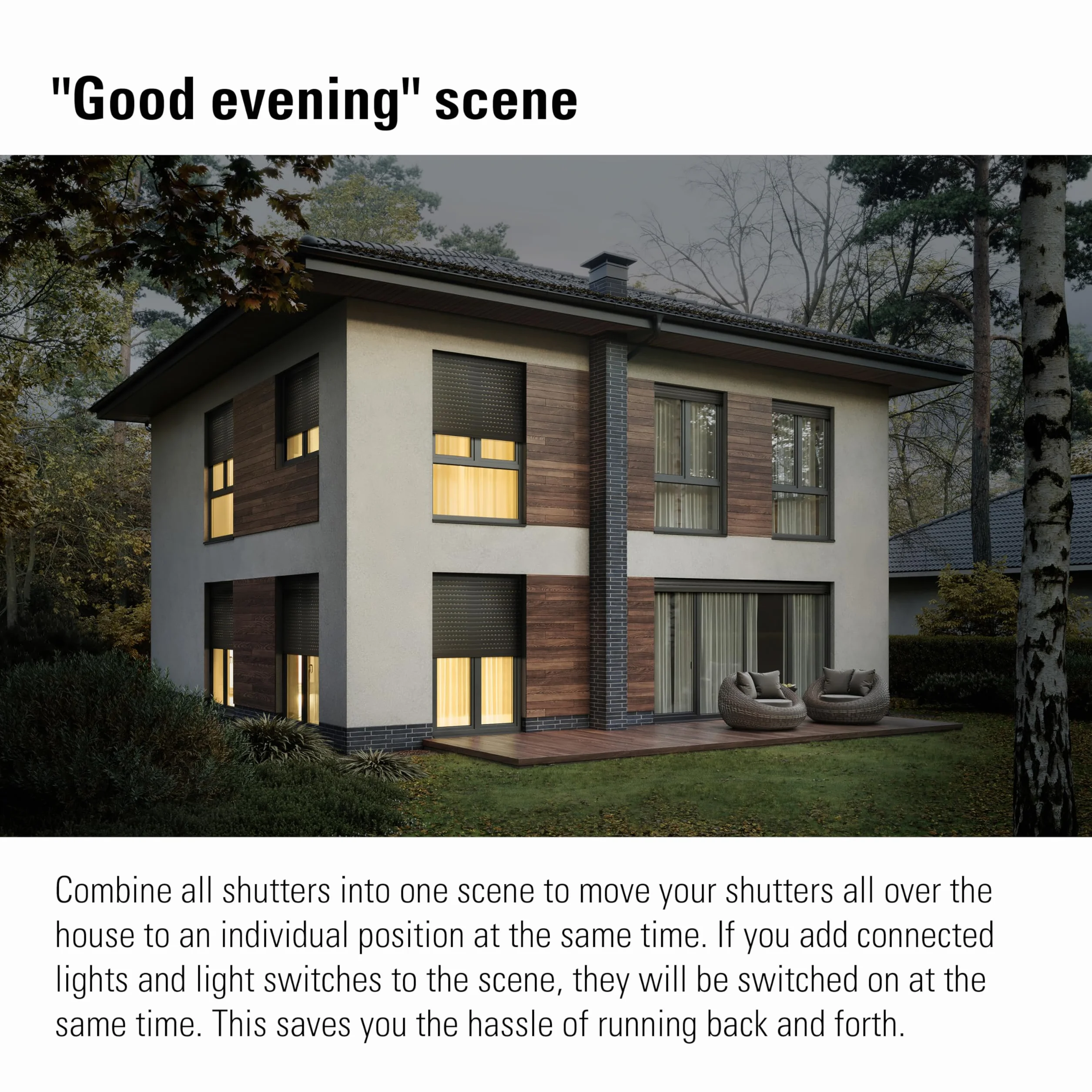 Eve Shutter Switch (Matter) 3 sztuki - Smarte Rollladensteuerung für Alexa, Apple Home, Google, SmartThings