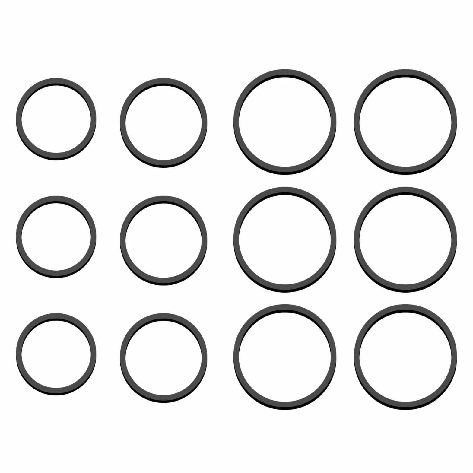 Kwadratowe gumowe paski o długości 30-40 mm do nagrywarek dyskowych i przenośnych odtwarzaczy 1,2 mm szerokość paska gracza 50 szt. Mix kaset taśmowych pasów napędowych