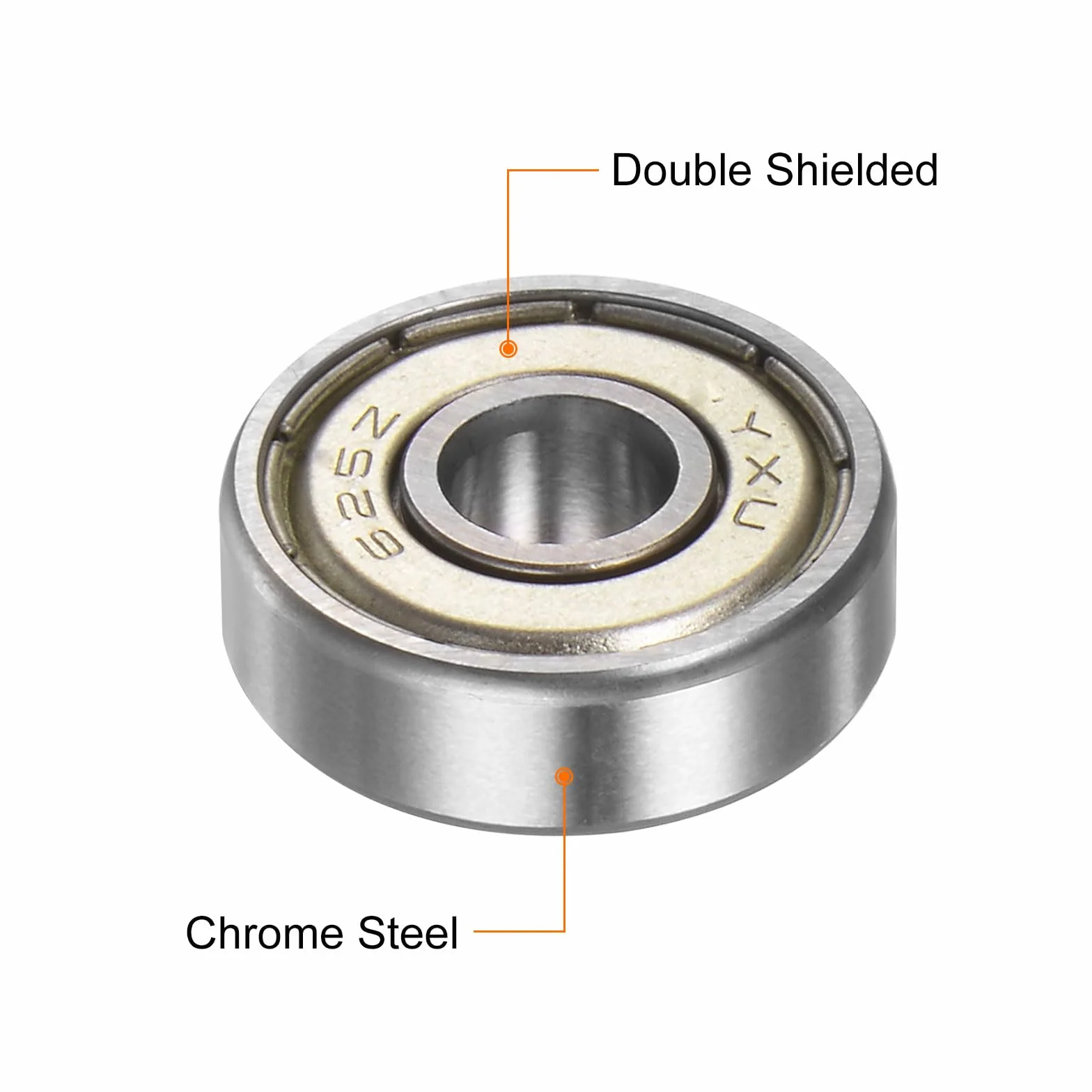 QUARKZMAN 16 sztuk 625ZZ łożyska kulkowe do głębokich rowków stal chromowa Z2 podwójne łożysko ekranowane metalowe 5mm x 16mm x 5mm x 5mm