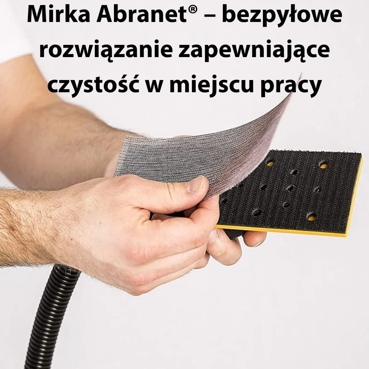 Mirka Abranet Net Paski szlifierskie 70 x 198 mm Grip/Mix-pack 5 sztuk każdego ziarna: 80, 120, 180, 240, 320, 400/30 sztuk/Do szlifowania drewna, wypełniacza, lakieru, tworzyw sztucznych