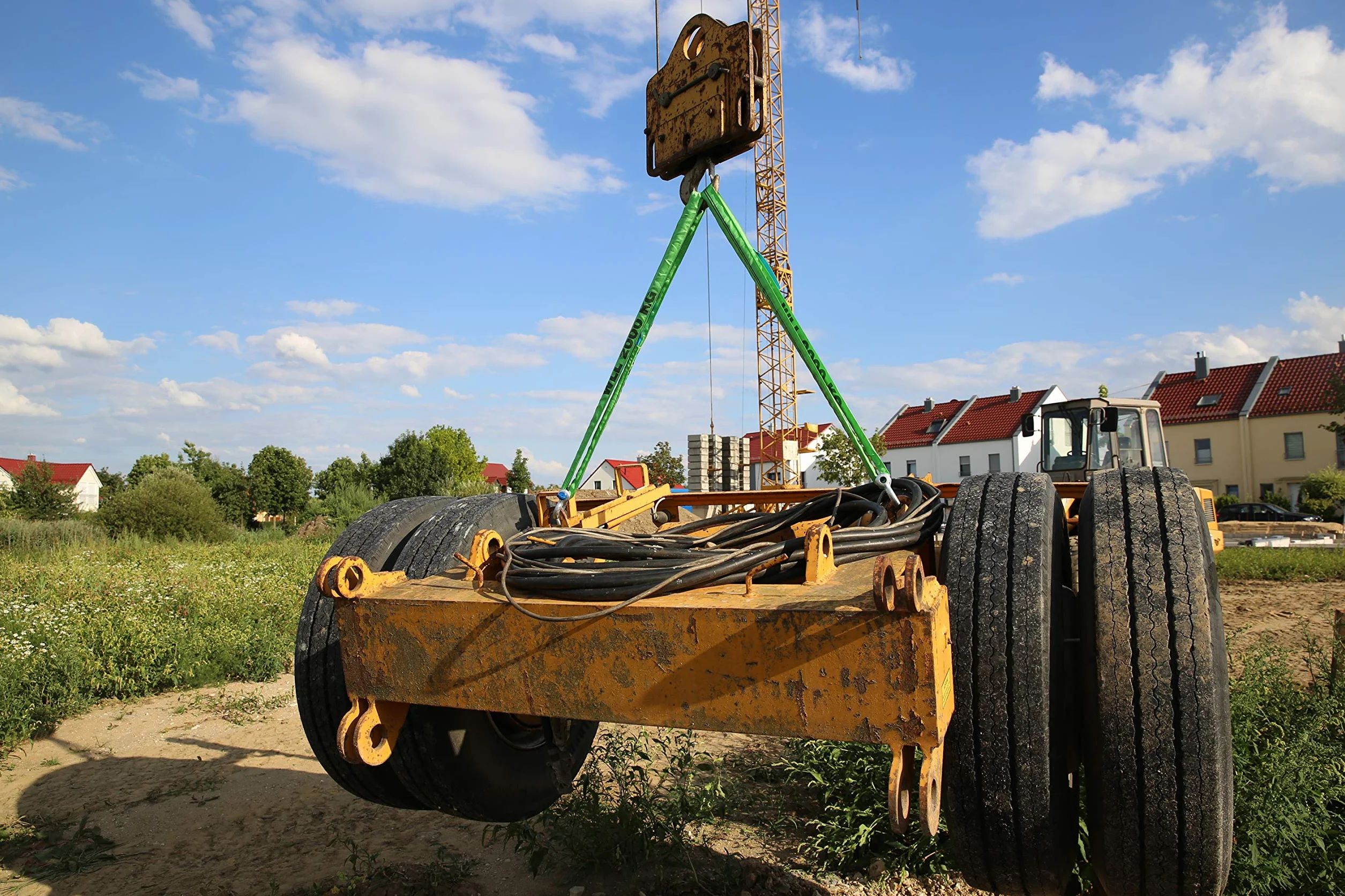Braun 20011RS pętla okrągła, udźwig 2000 kg, obwód 1 m, bez końca, z rdzeniem poliestrowym, zielona