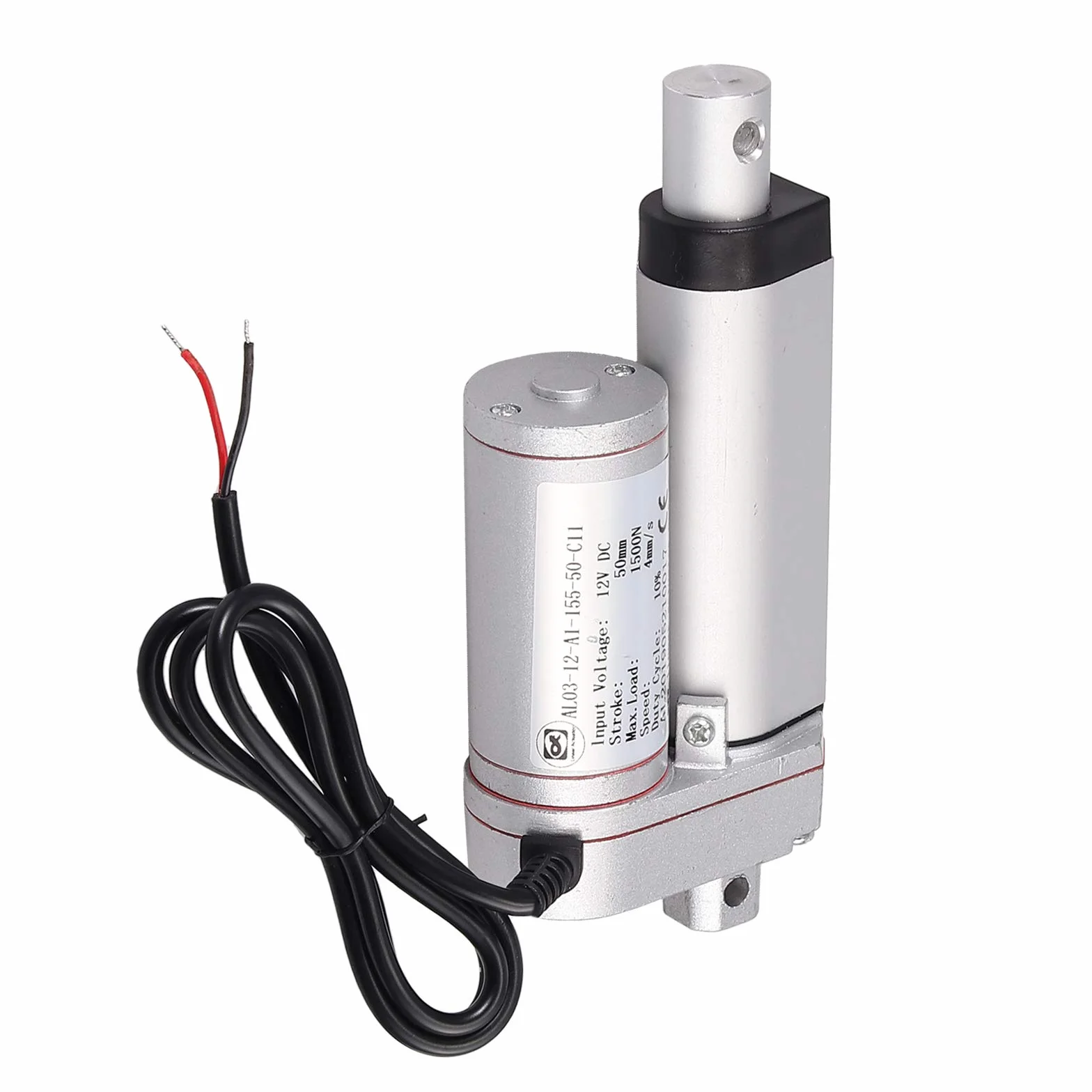 AUTOUTLET siłownik liniowy 150 kg 12 V DC 1500 N 50 mm elektryczny