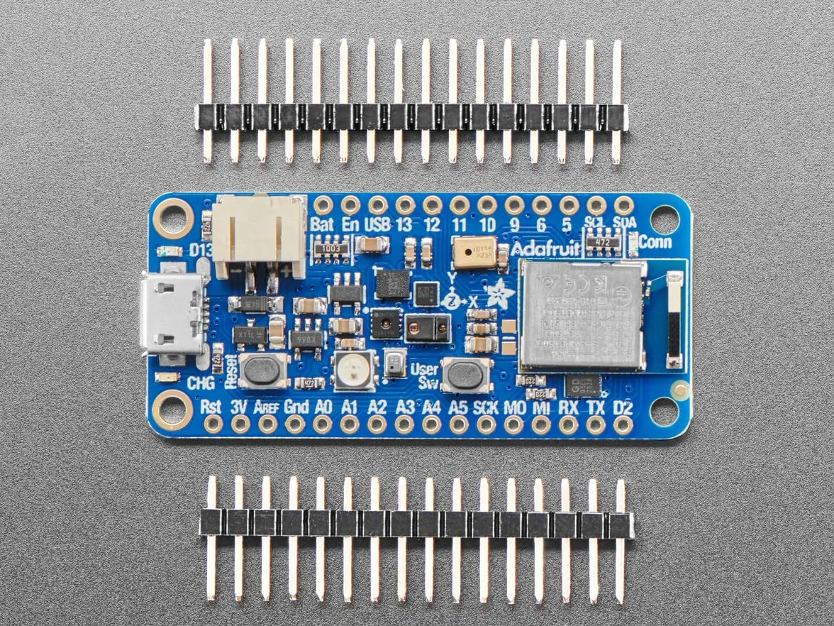 Adafruit Feather nRF52840 Sense, Bluetooth LE, 6 czujników, Cortex-M4F 64 MHz, 4516