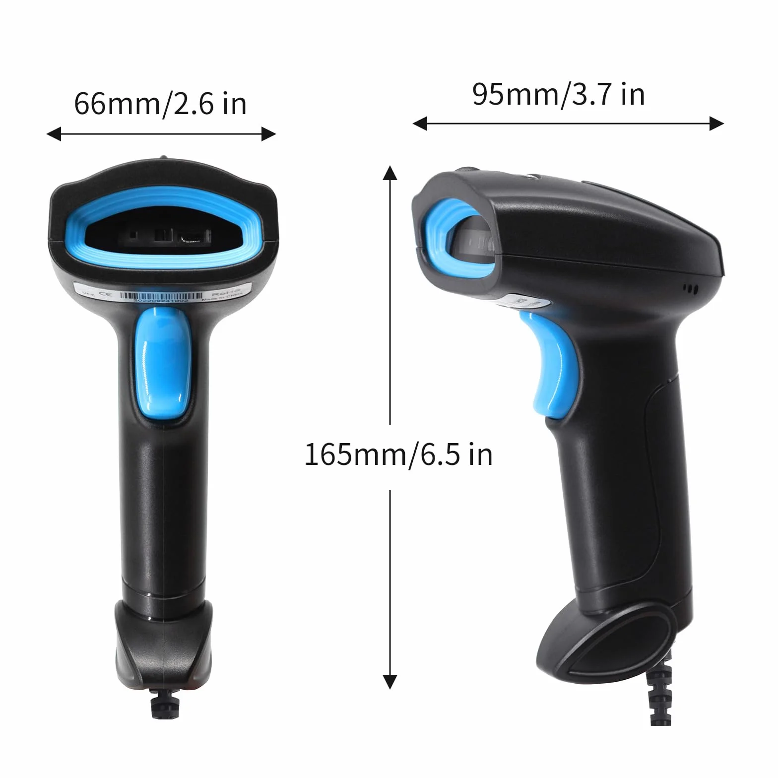 Skaner kodów kreskowych USB 1D przewodowy czytnik kodów kreskowych CCD obsługuje skanery kodów kreskowych do sklepu, supermarketu, magazynu (U1)
