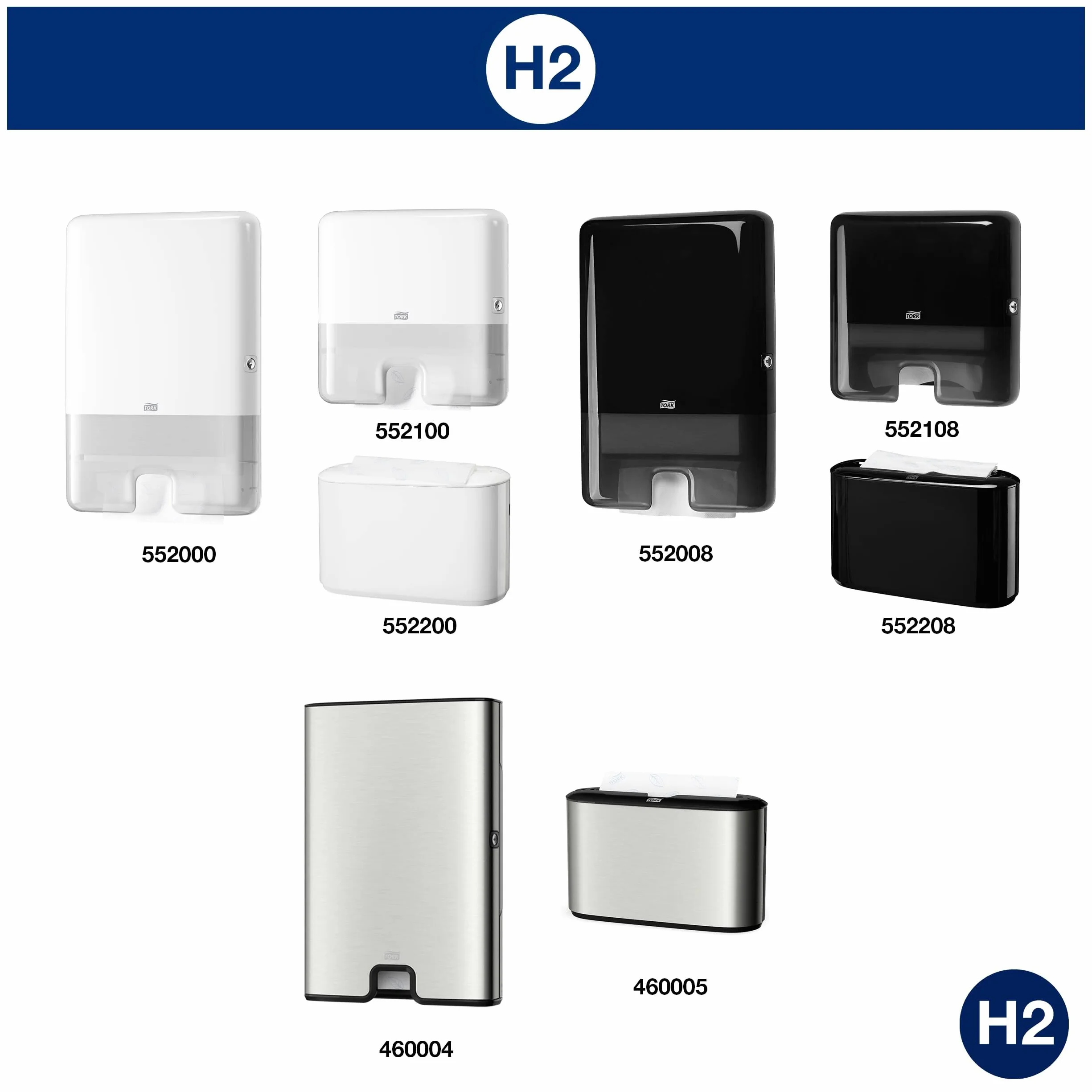 Tork Xpress Multifold ręczniki białe H2, 21 × 230 sztuk