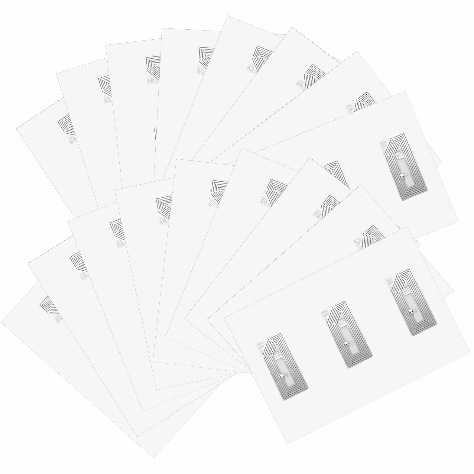 Naklejki NFC NTAG213 50 sztuk pamięć 137 bajtów wielokrotnego zapisu