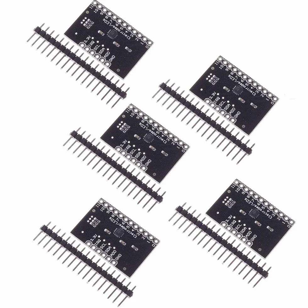 DollaTek 5 szt. MPR121 Breakout V12 pojemno?ciowy modu? czujnika zbli?eniowego