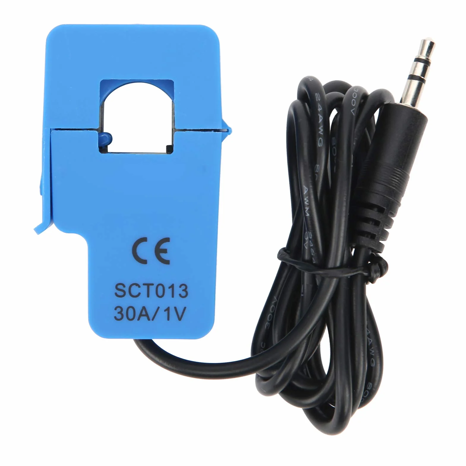 SCT013‑030 30A Transformator z Rdzeniem Ropopochodnym, Transformacja Prądu Zacisku Komponenty ABS -25℃～+70℃