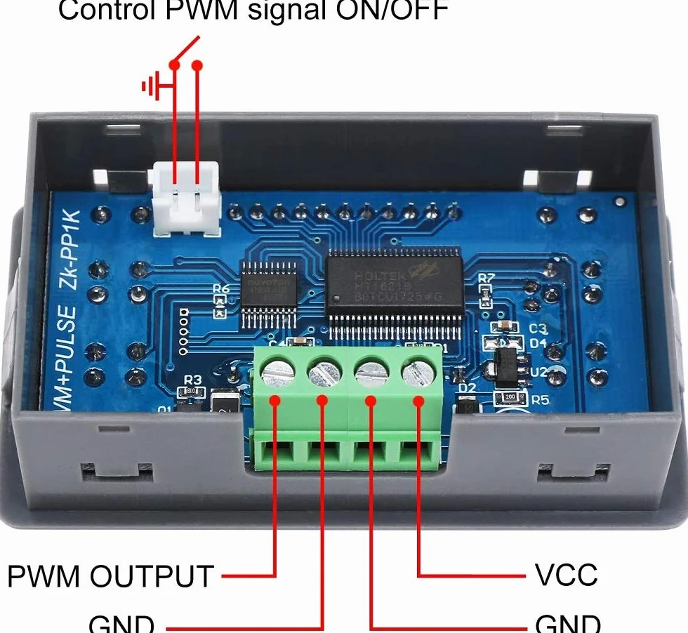 DollaTek PWM Generator sygna?u 1Hz ~ 150 kHz generator dwumilowy regulowany generator cz?stotliwo?ci pulsu Wspó?czynnik cz?stotliwo?ci t?tna prostok?tny modu? fali kwadratowej z etui
