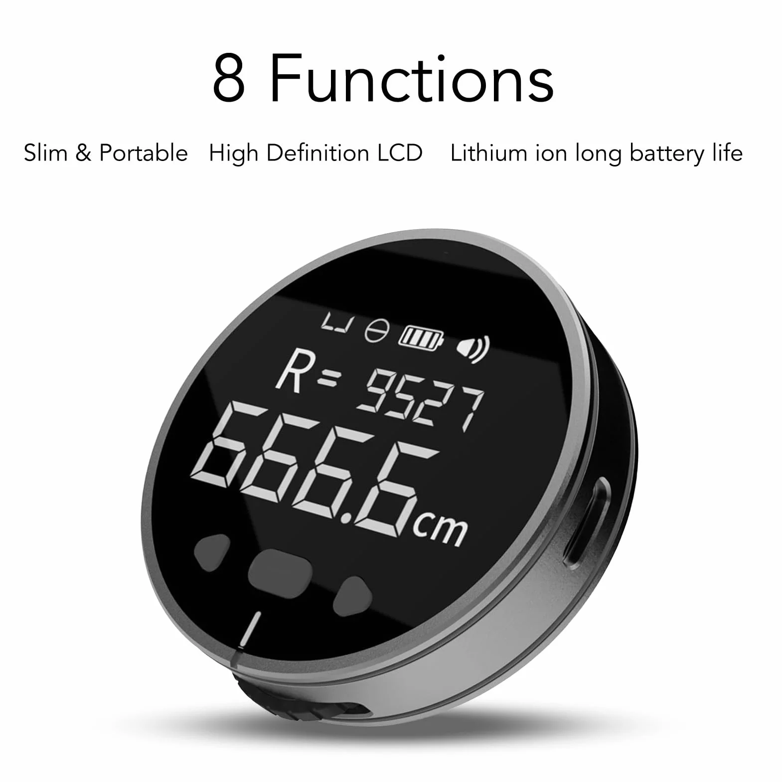 Cyfrowa Miarka Elektroniczna z Wyświetlaczem LCD 328FT do Pomiaru Odległości